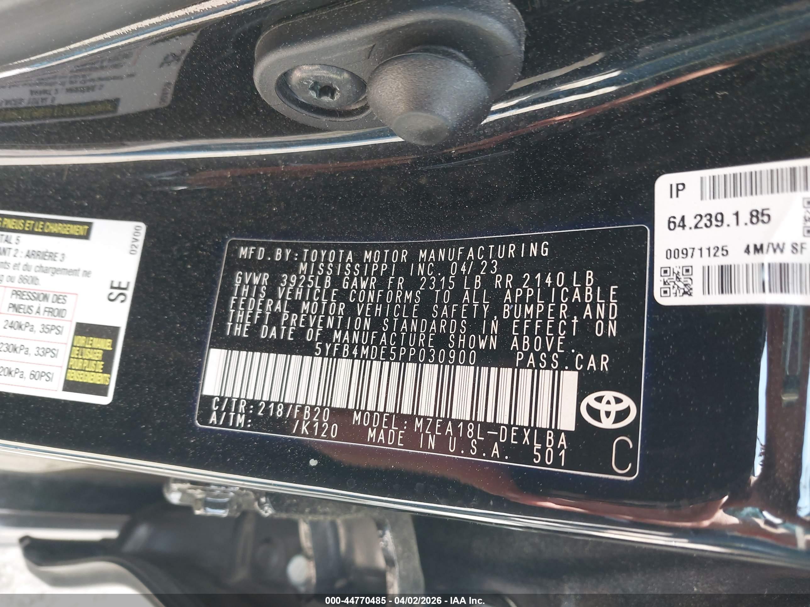 TOYOTA COROLLA image 9