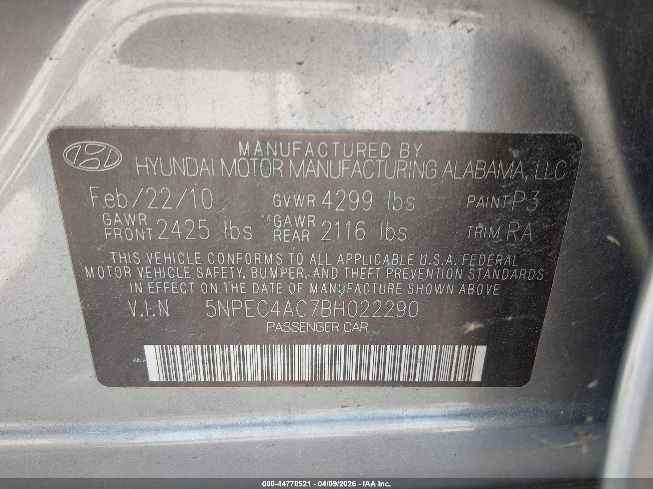 HYUNDAI SONATA image 9