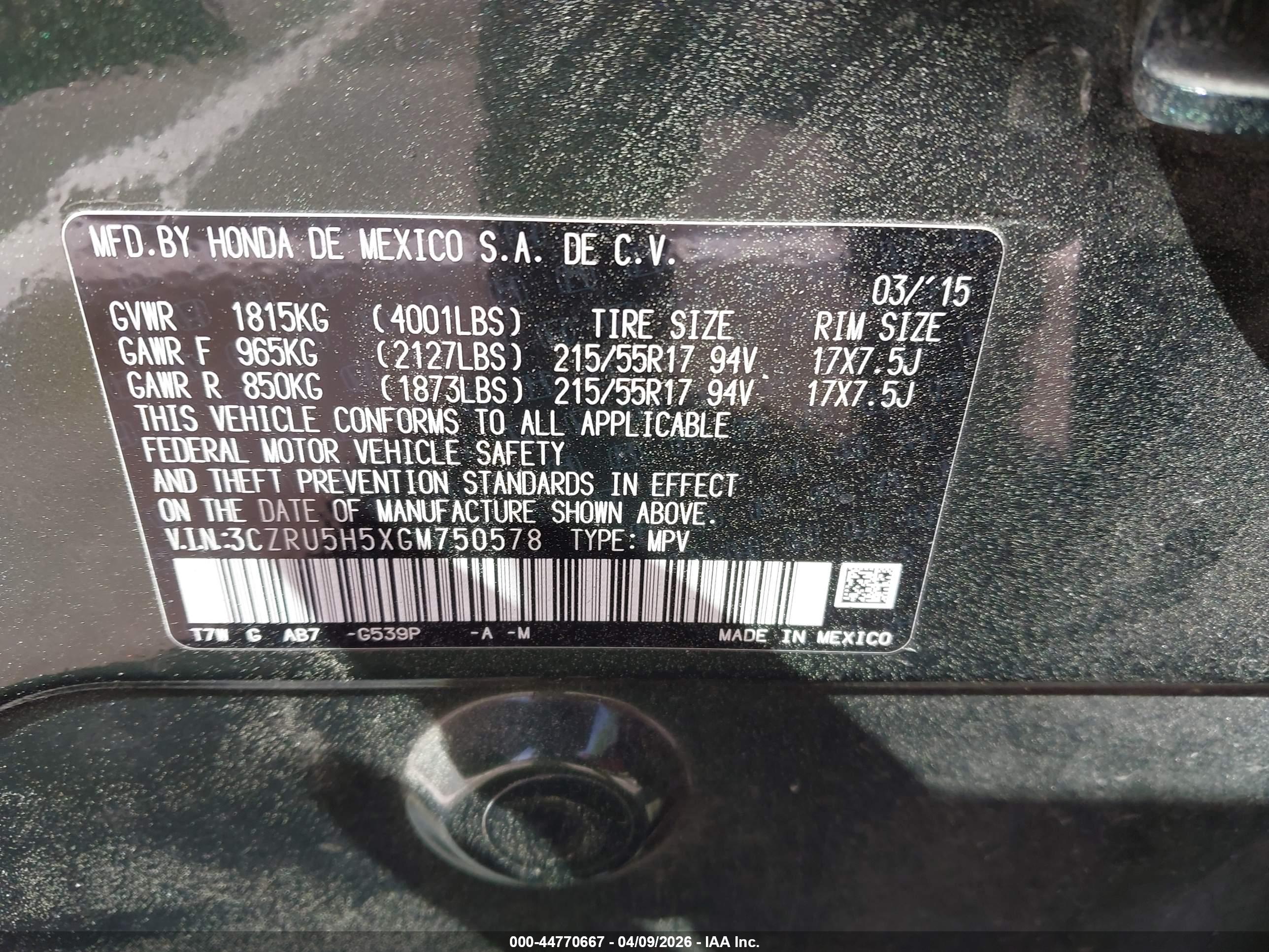 HONDA HR-V image 9