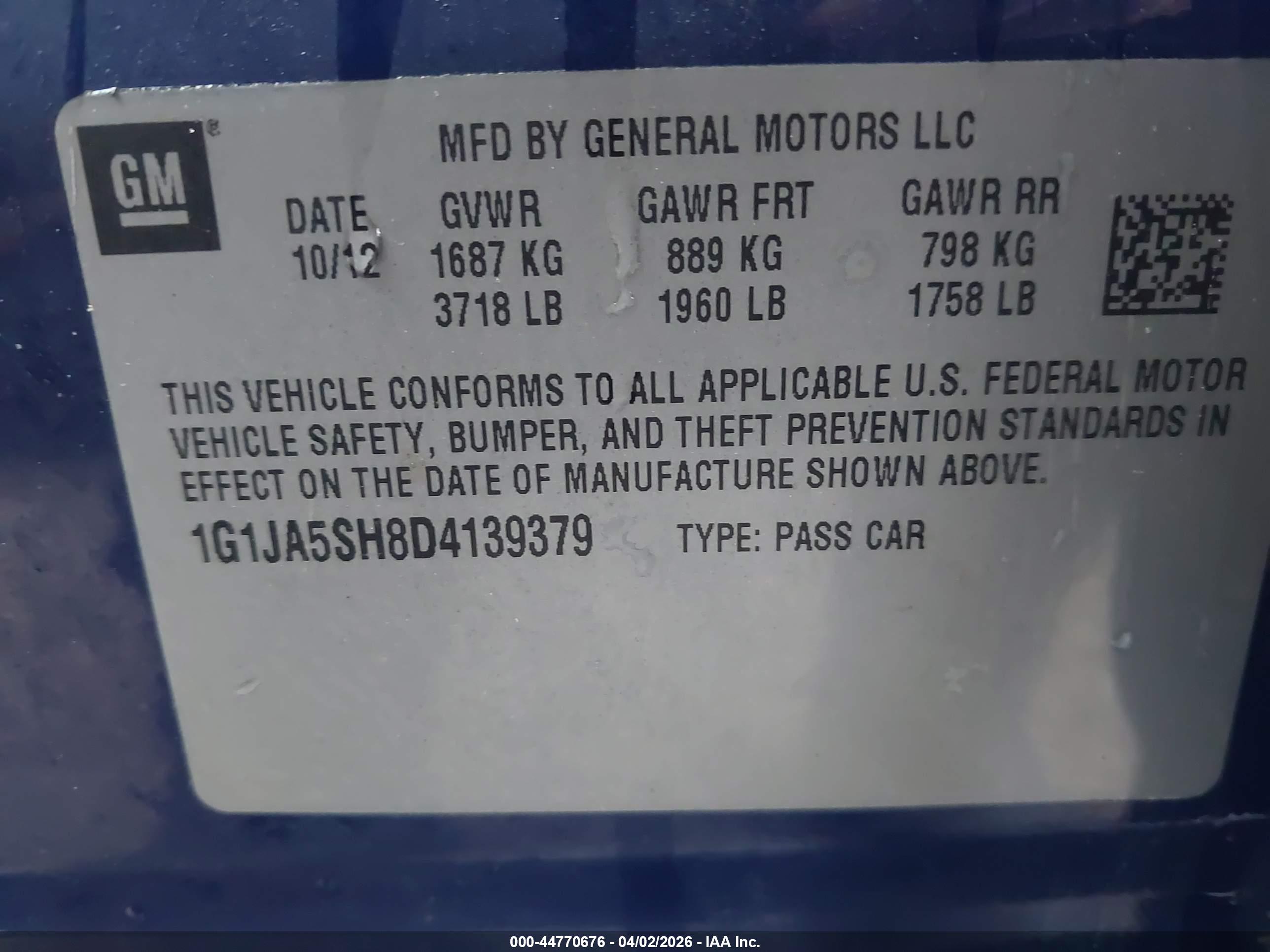 CHEVROLET SONIC image 9