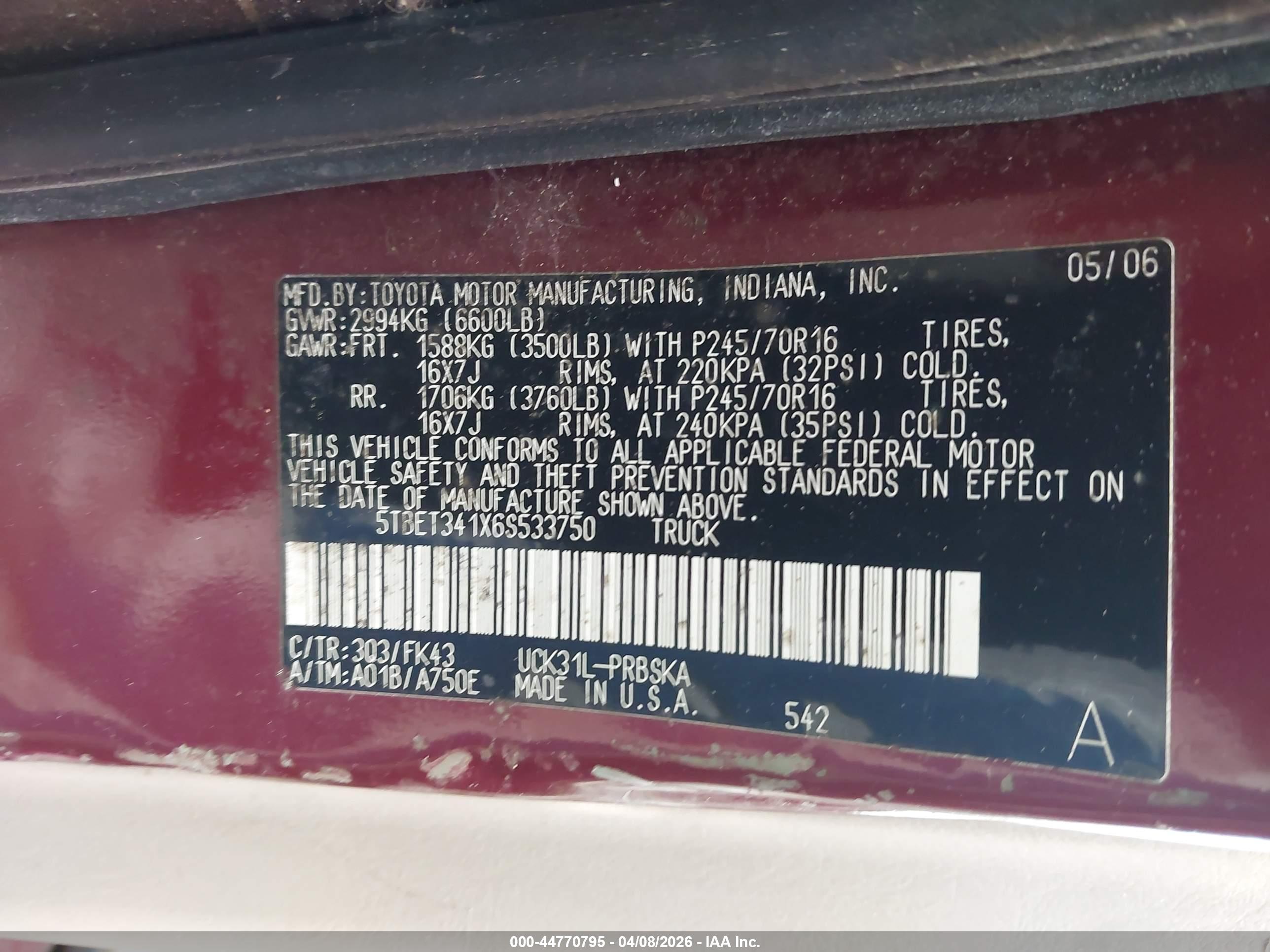 TOYOTA TUNDRA image 9