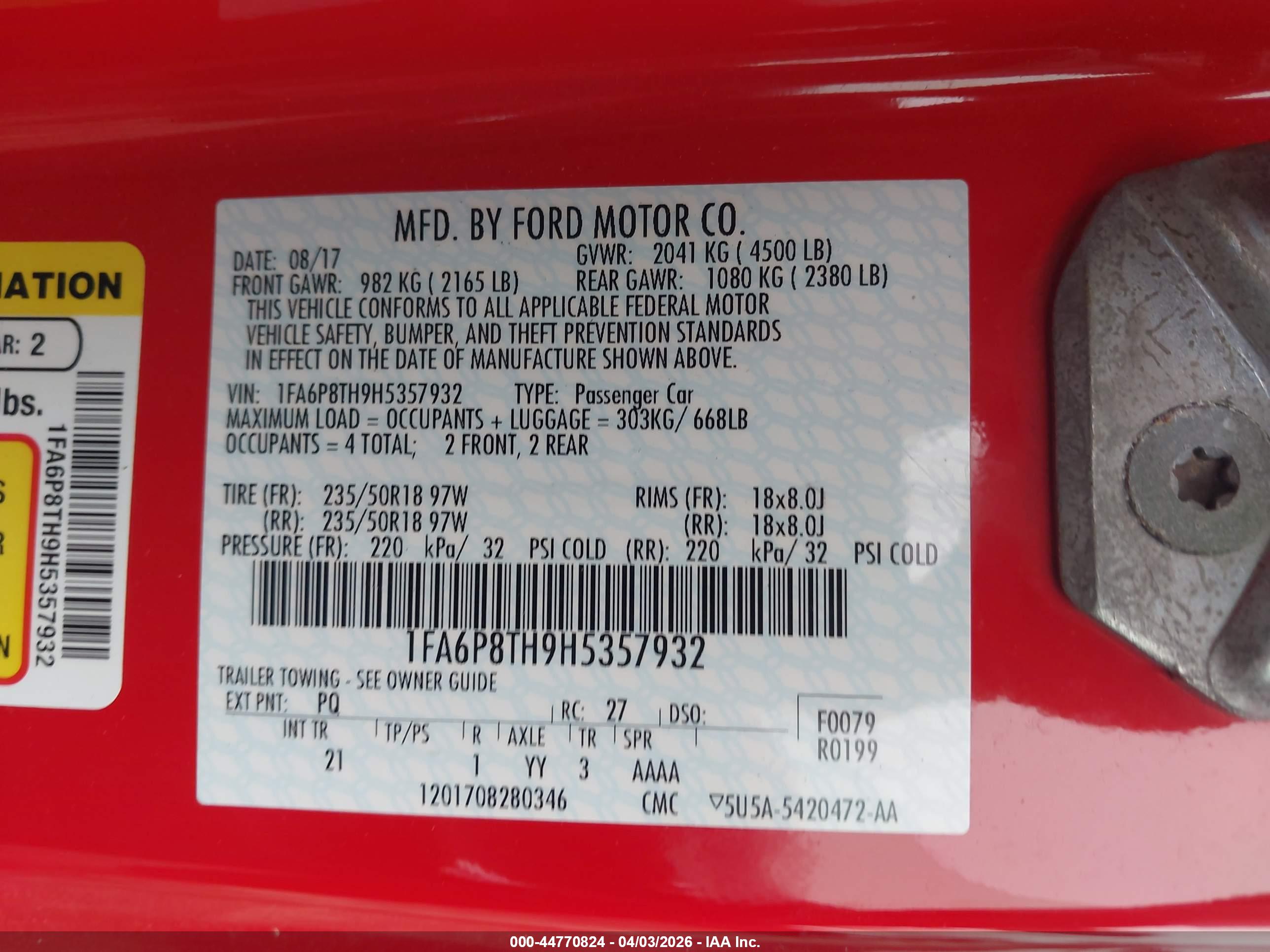 FORD MUSTANG image 9