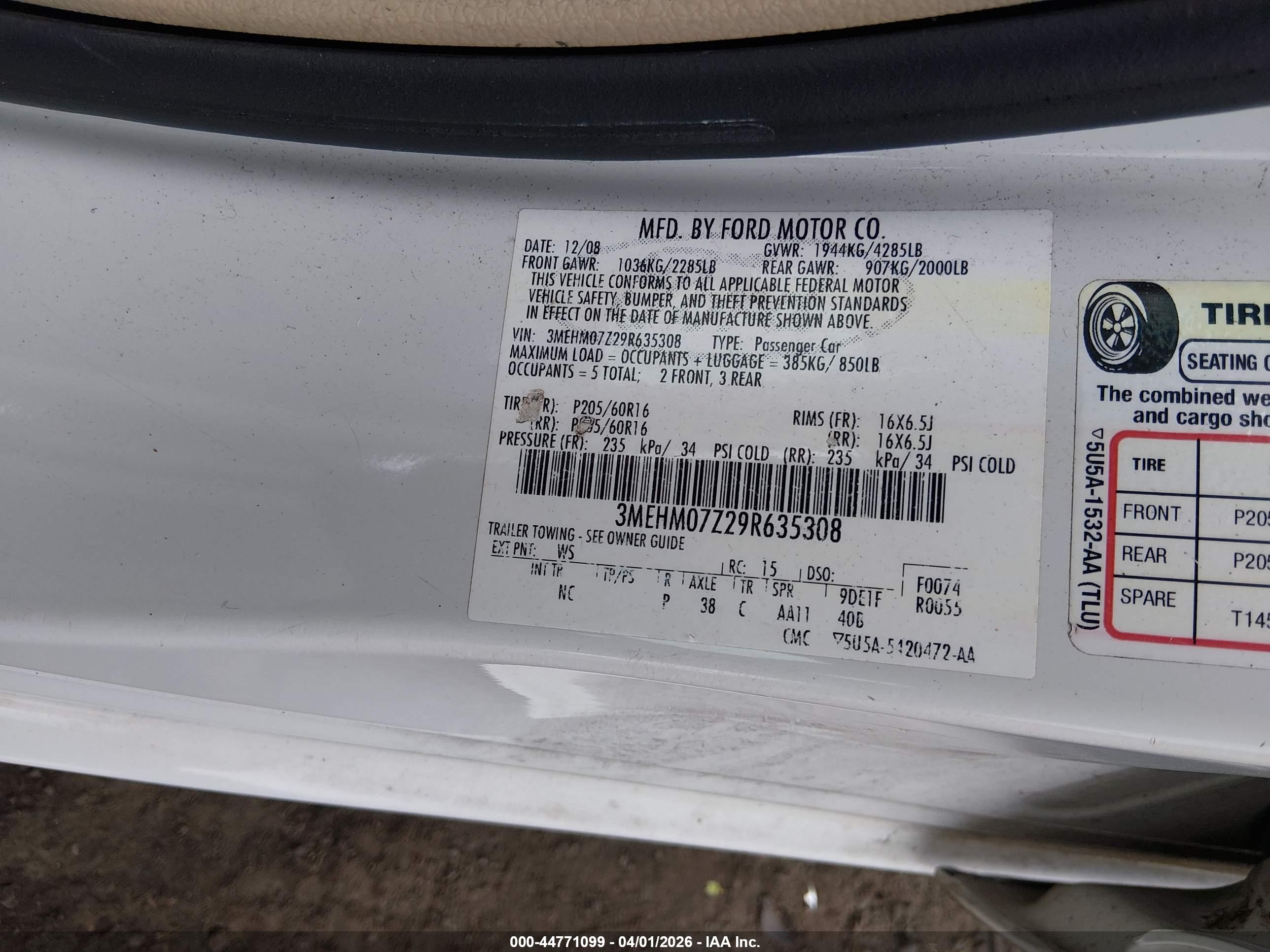 MERCURY MILAN image 9