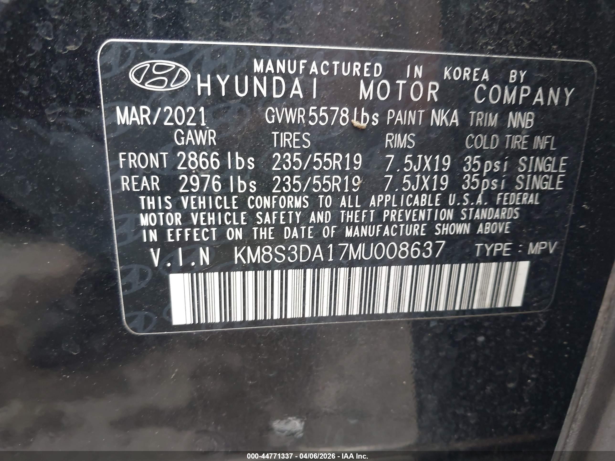 HYUNDAI SANTA image 9