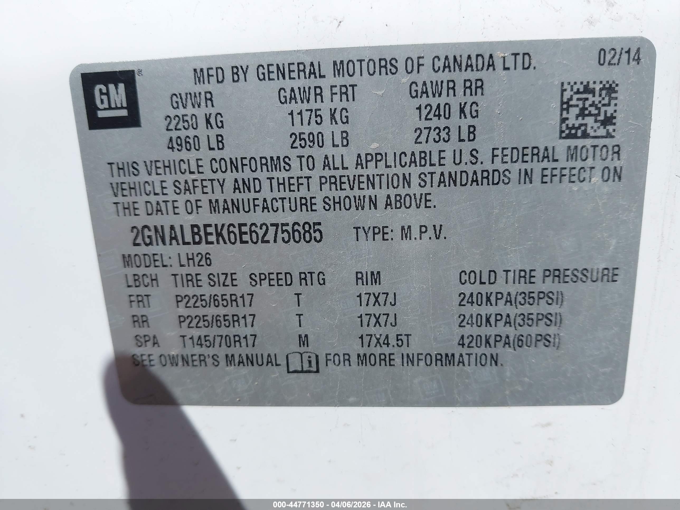 CHEVROLET EQUINOX image 9