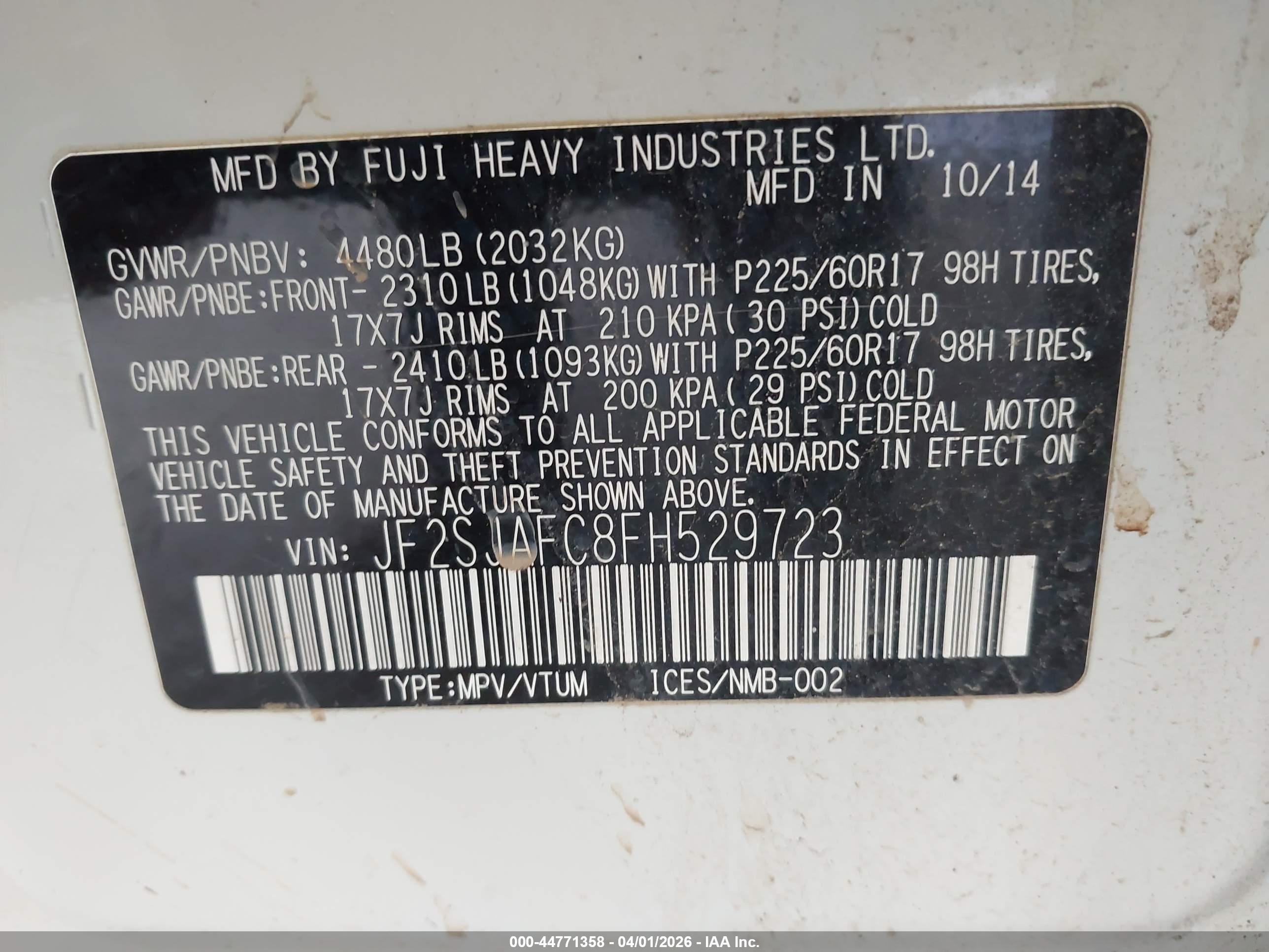SUBARU FORESTER image 9
