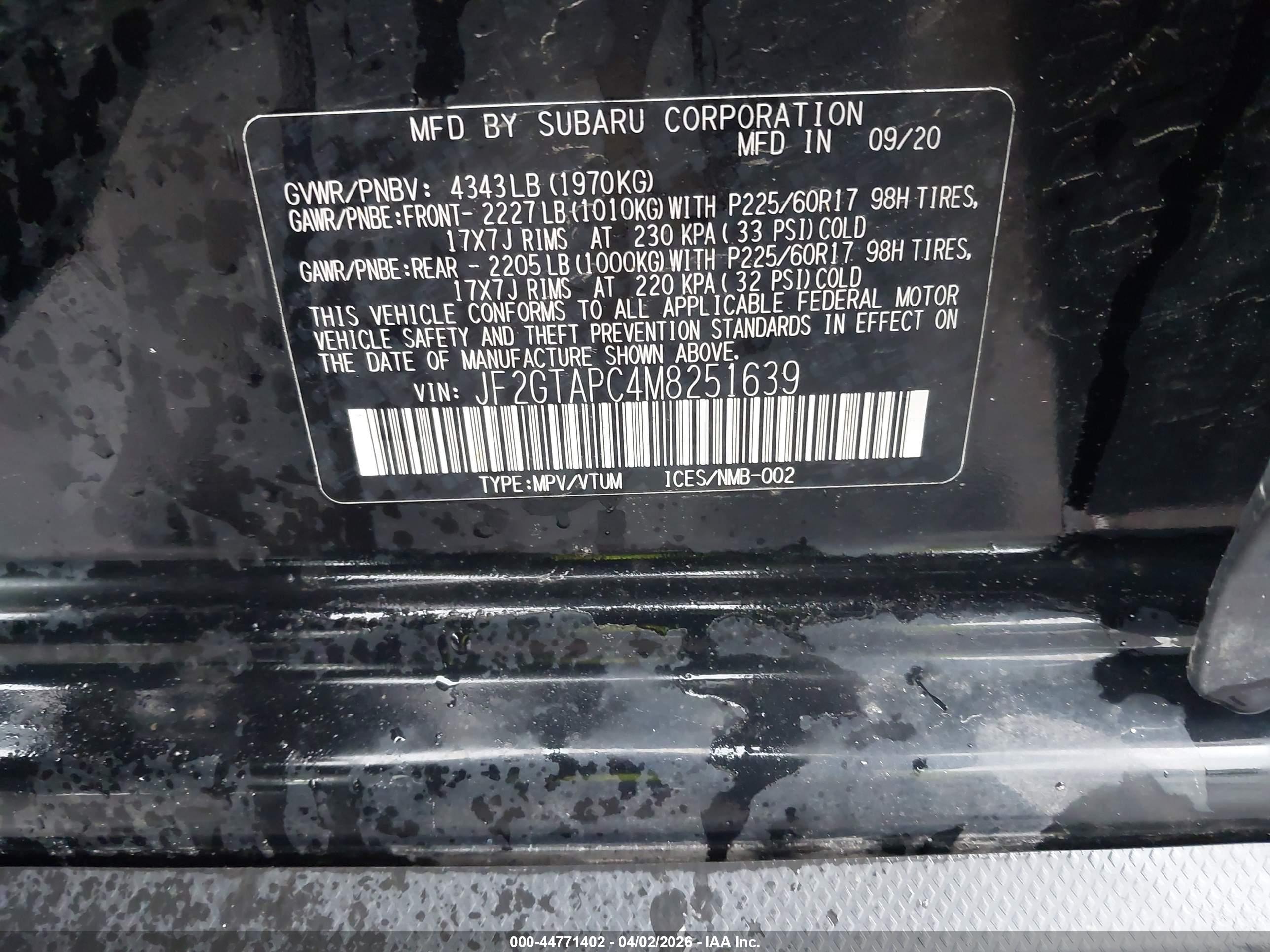 SUBARU CROSSTREK image 9