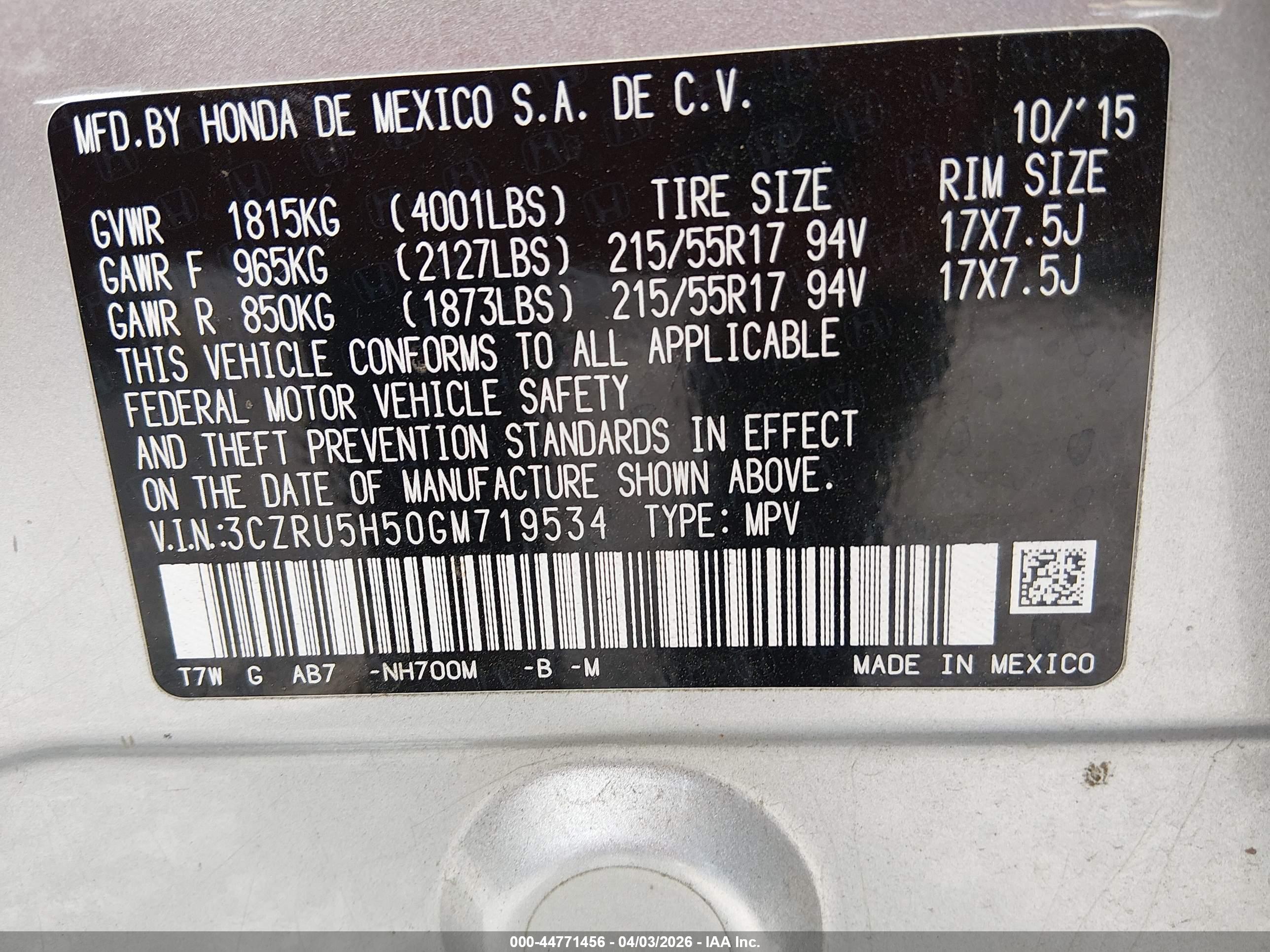 HONDA HR-V image 9
