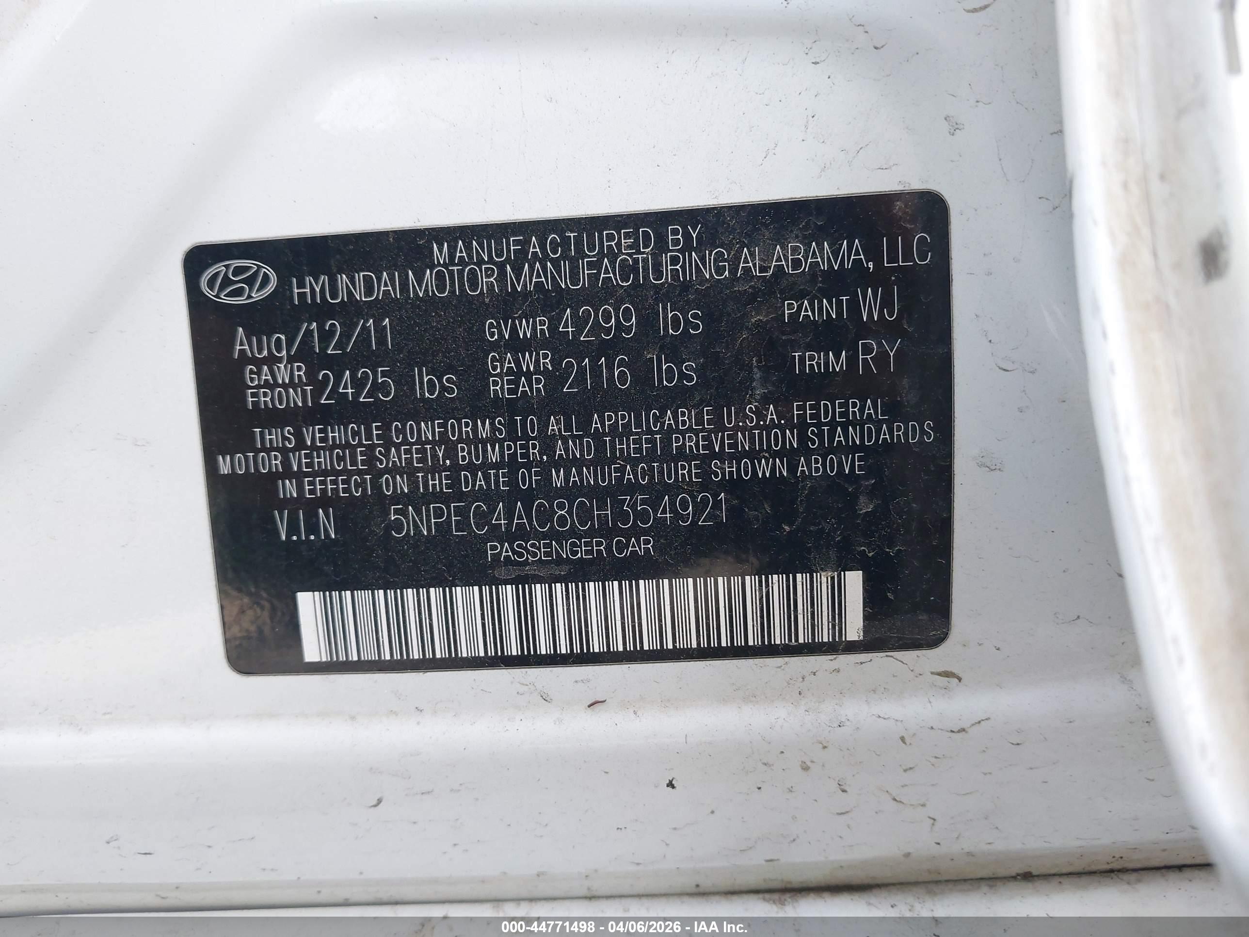HYUNDAI SONATA image 9