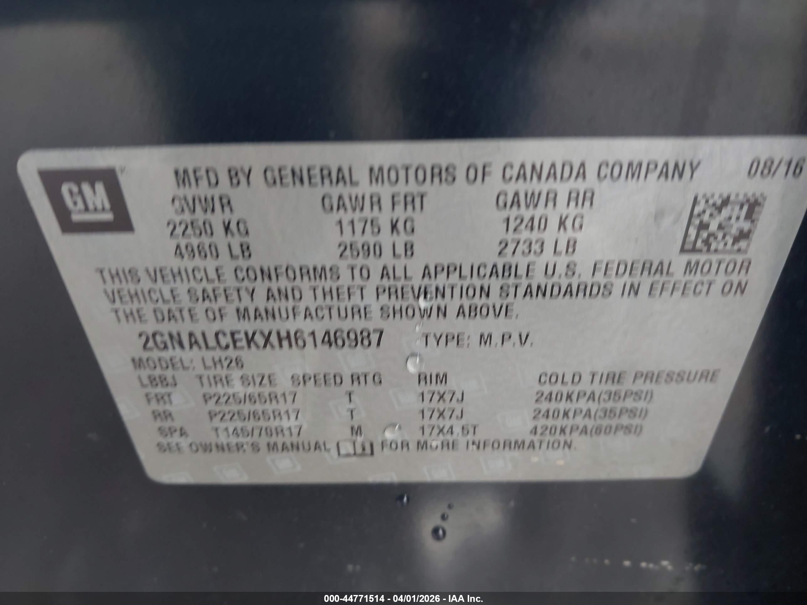 CHEVROLET EQUINOX image 9