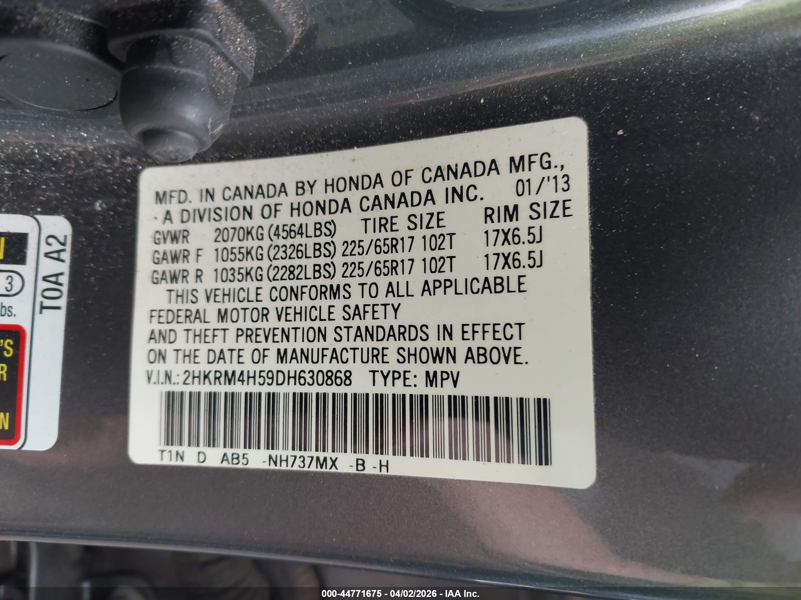 HONDA CR-V image 9