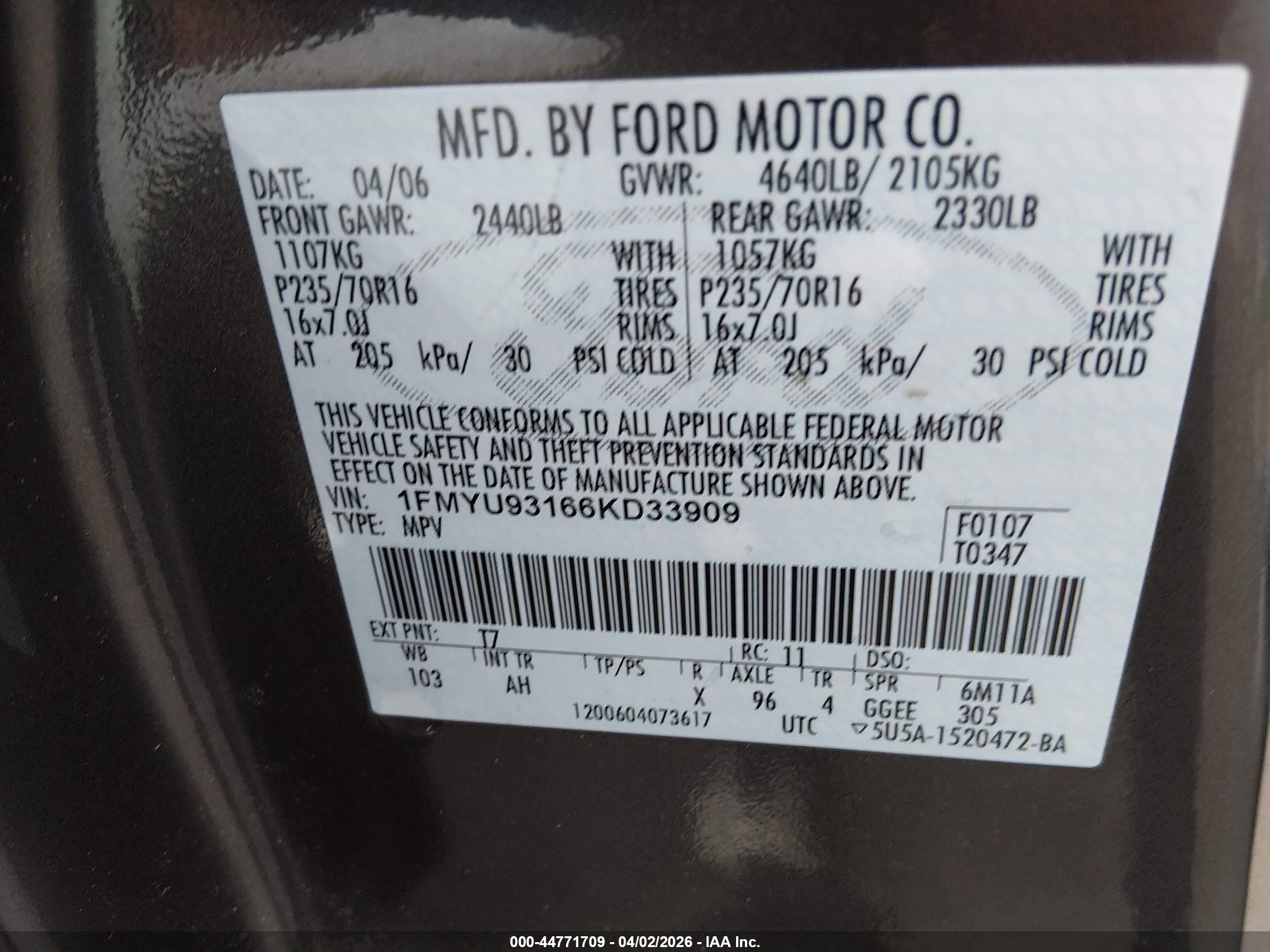 FORD ESCAPE image 9