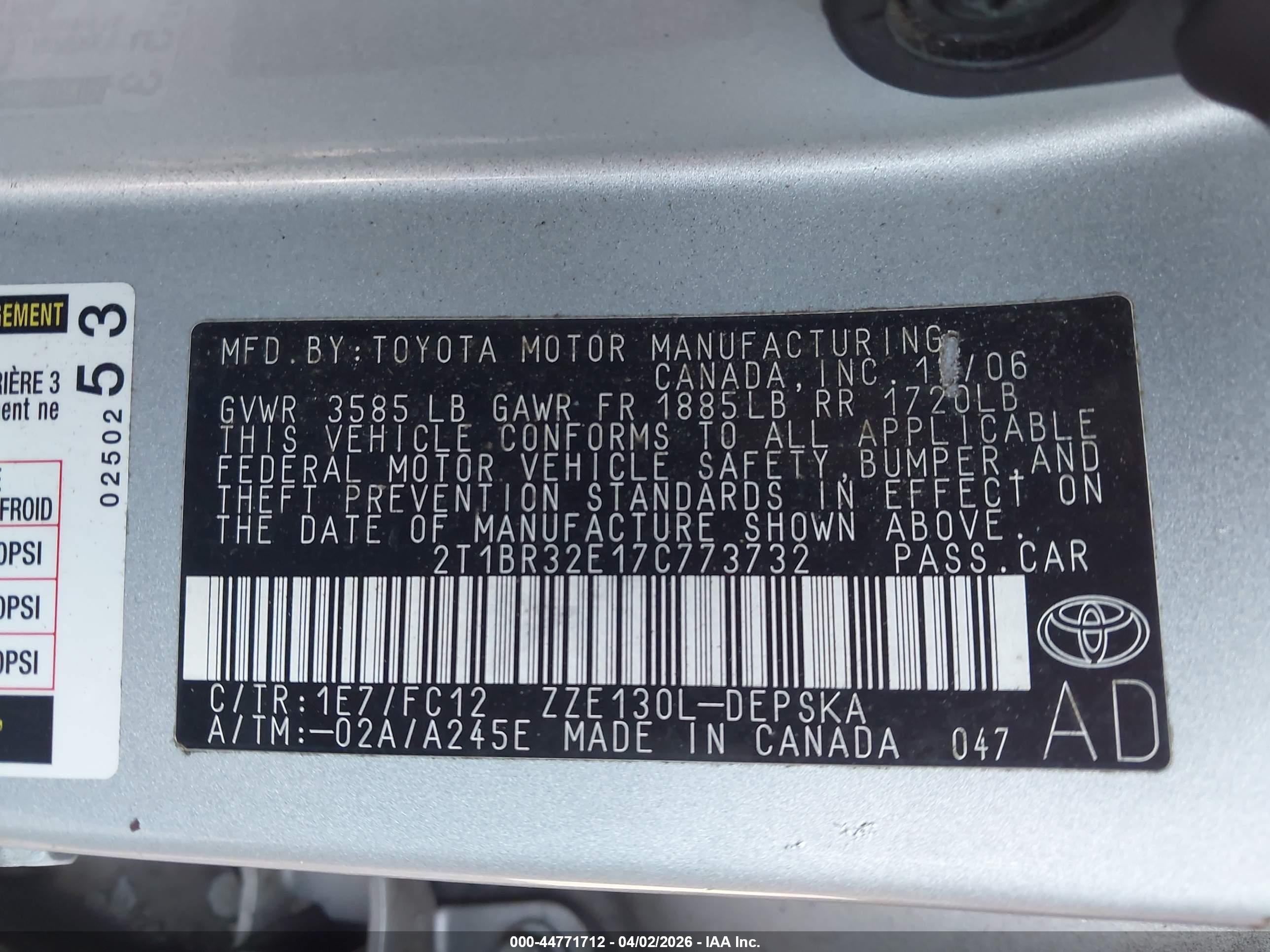 TOYOTA COROLLA image 9