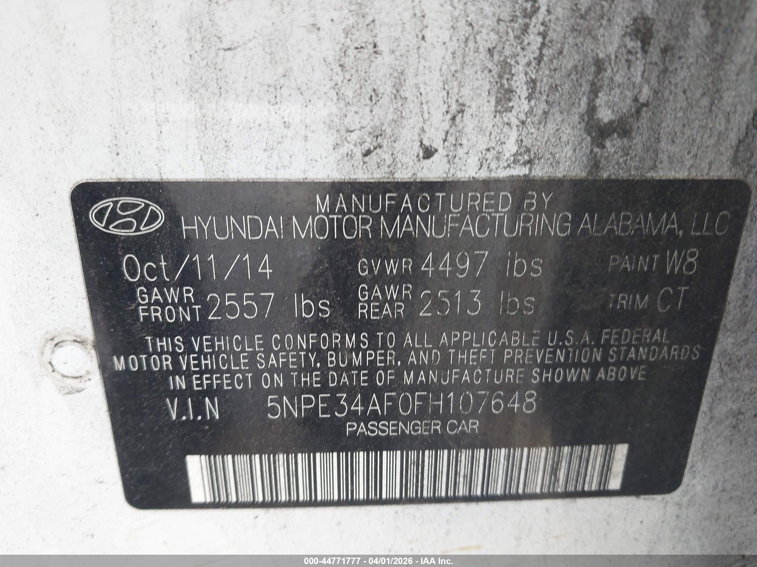 HYUNDAI SONATA image 9
