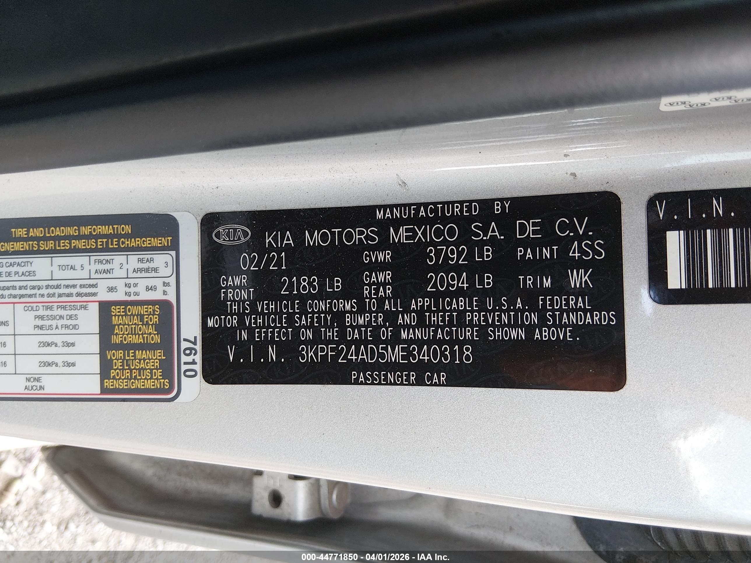 KIA FORTE image 9