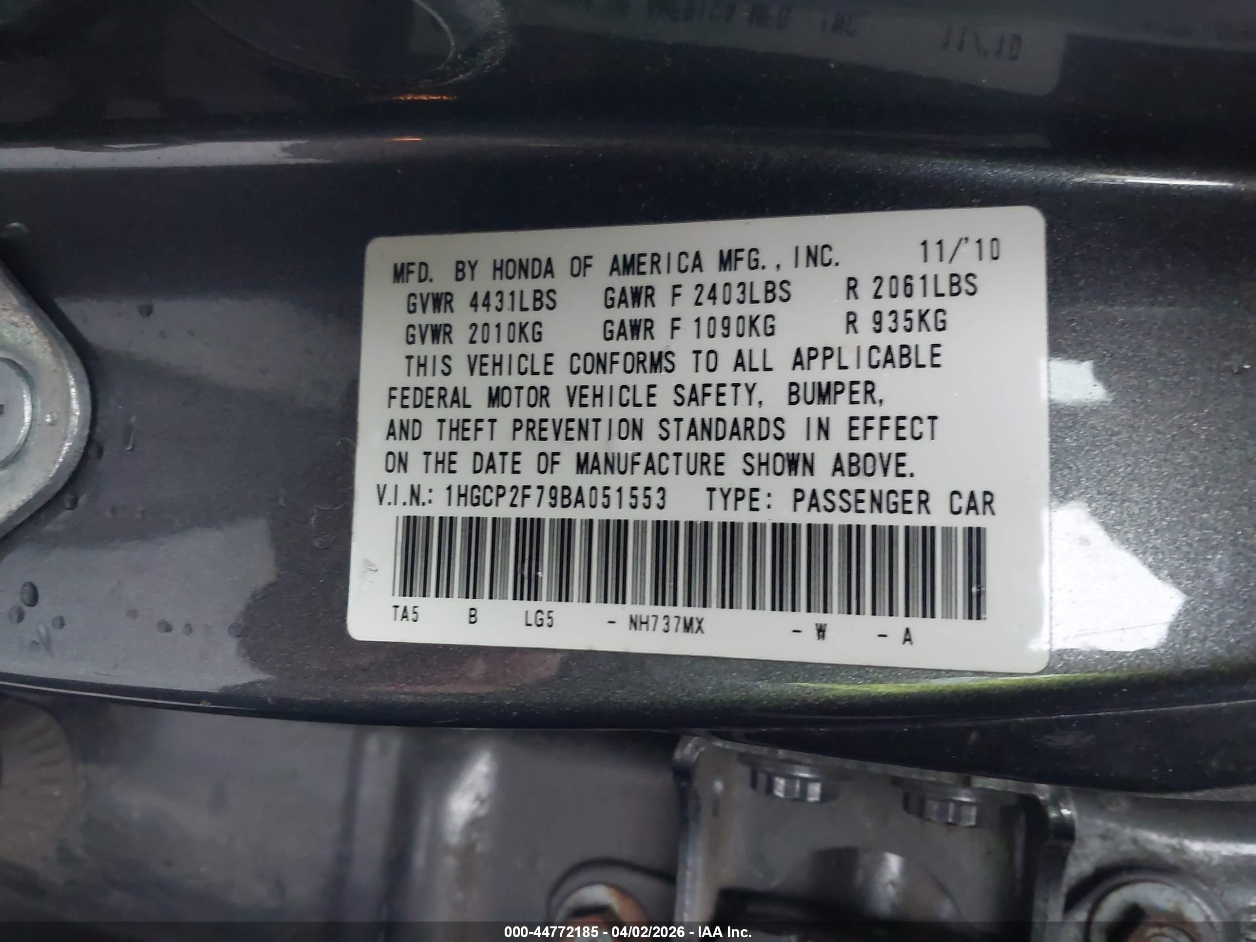 HONDA ACCORD image 9