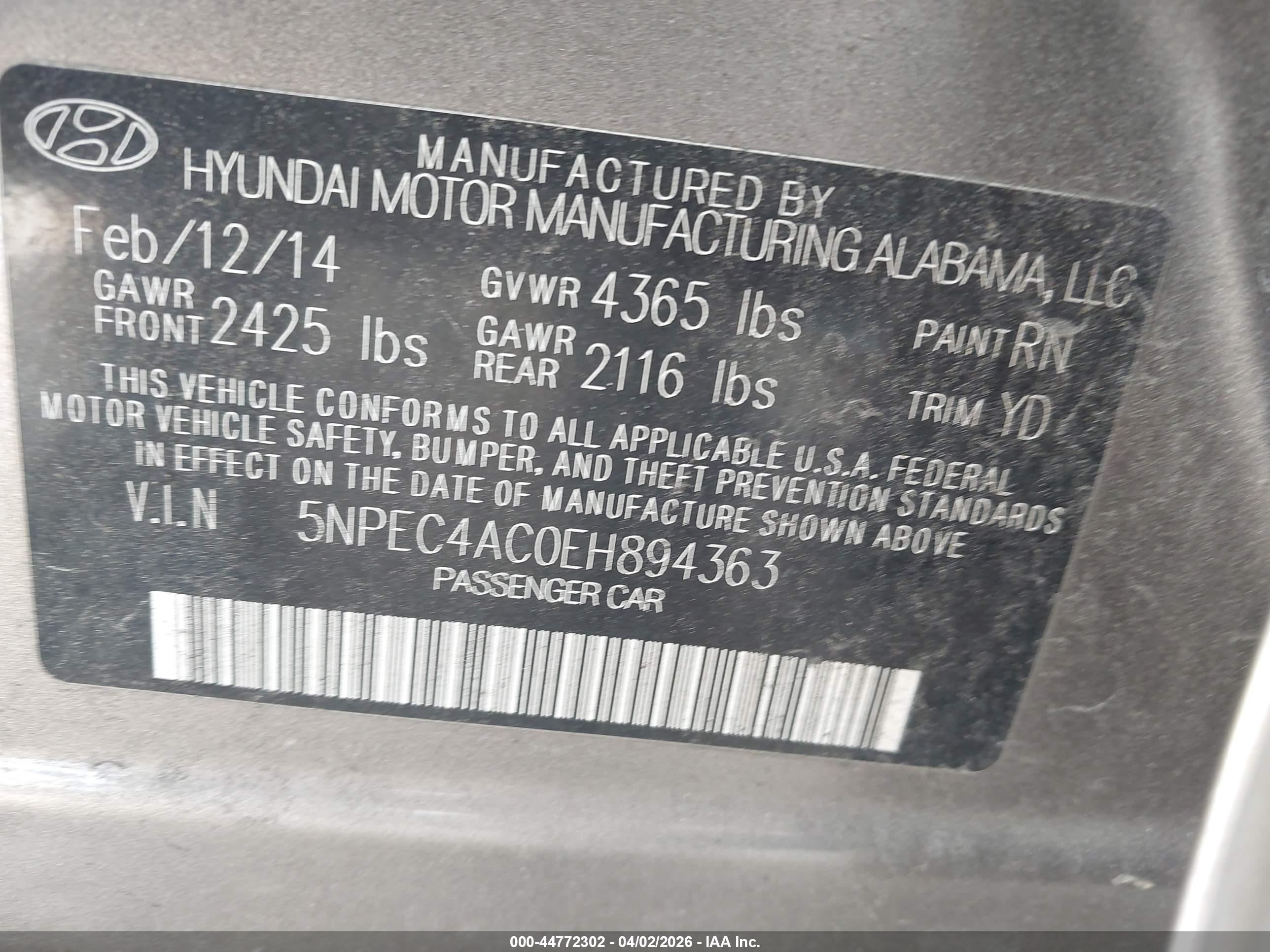 HYUNDAI SONATA image 9