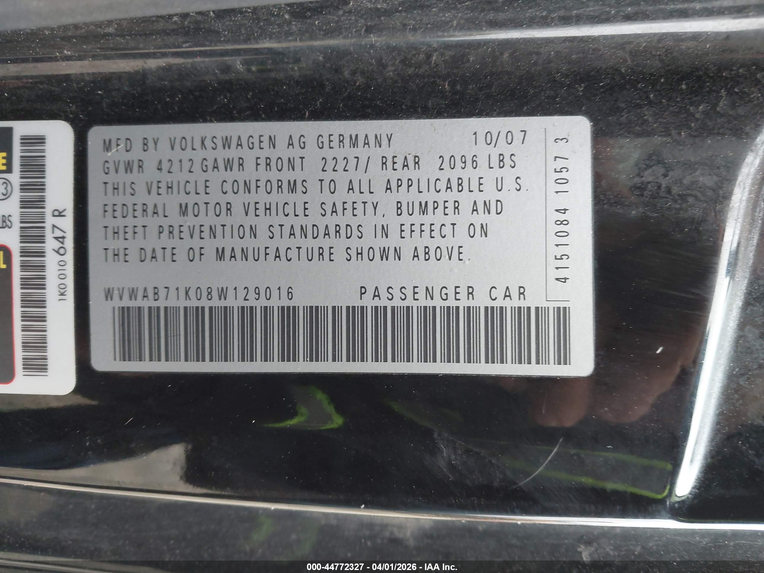 VOLKSWAGEN RABBIT image 9