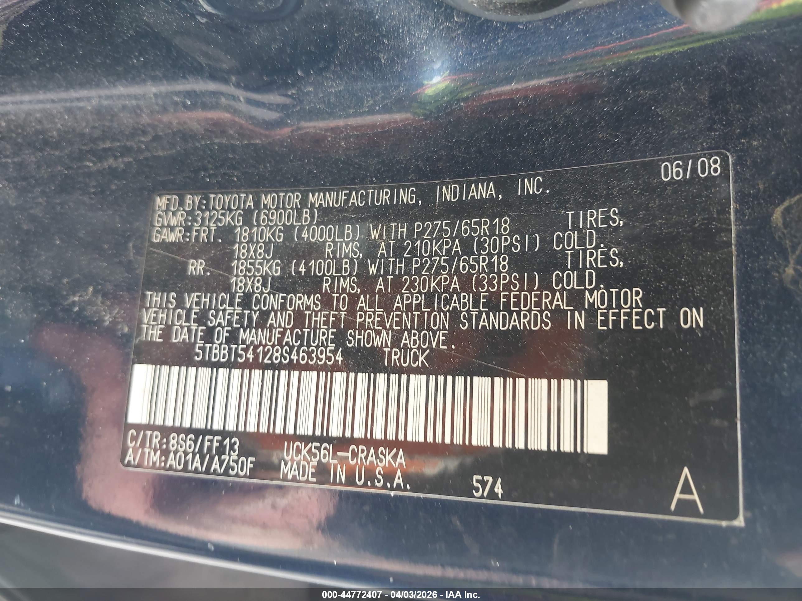TOYOTA TUNDRA image 9