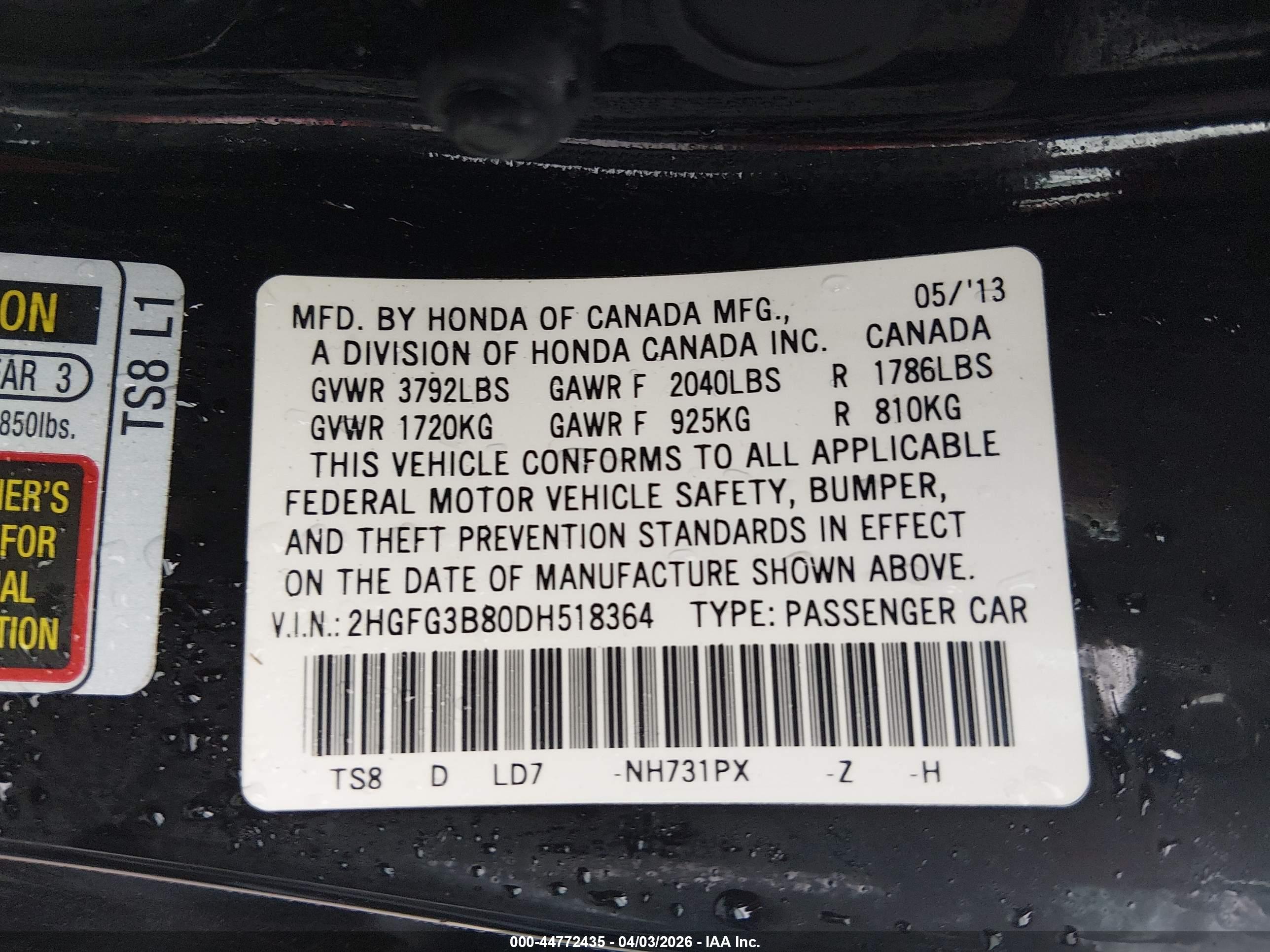 HONDA CIVIC image 9