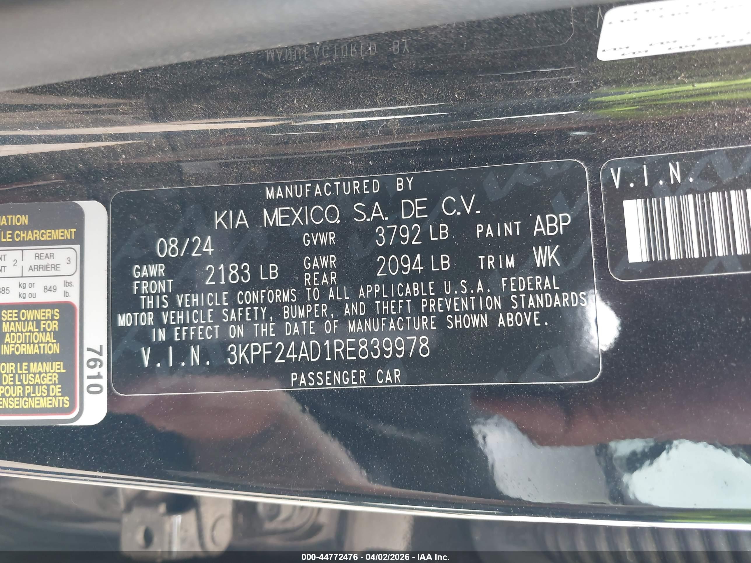 KIA FORTE image 9