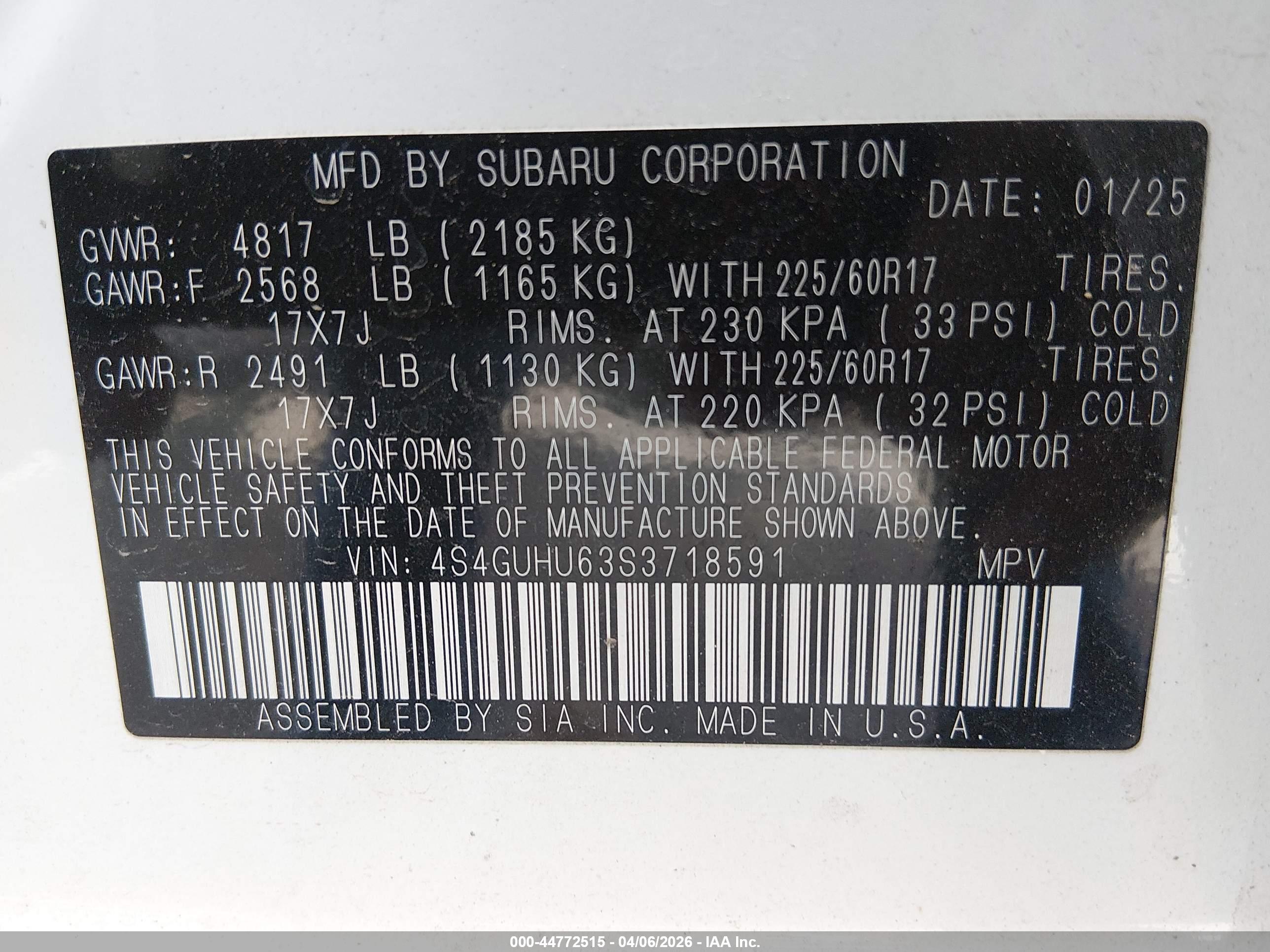 SUBARU CROSSTREK image 9