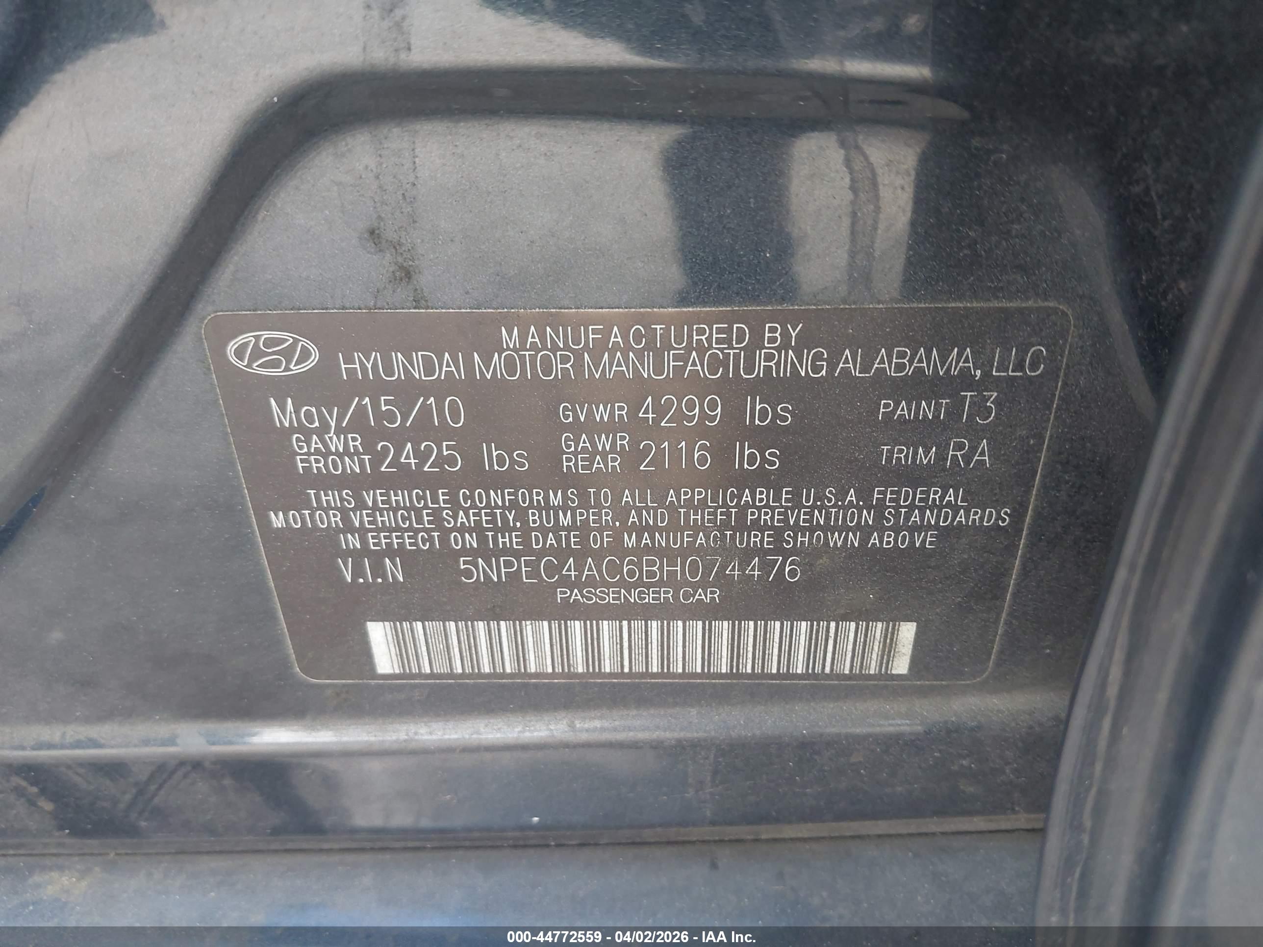 HYUNDAI SONATA image 9