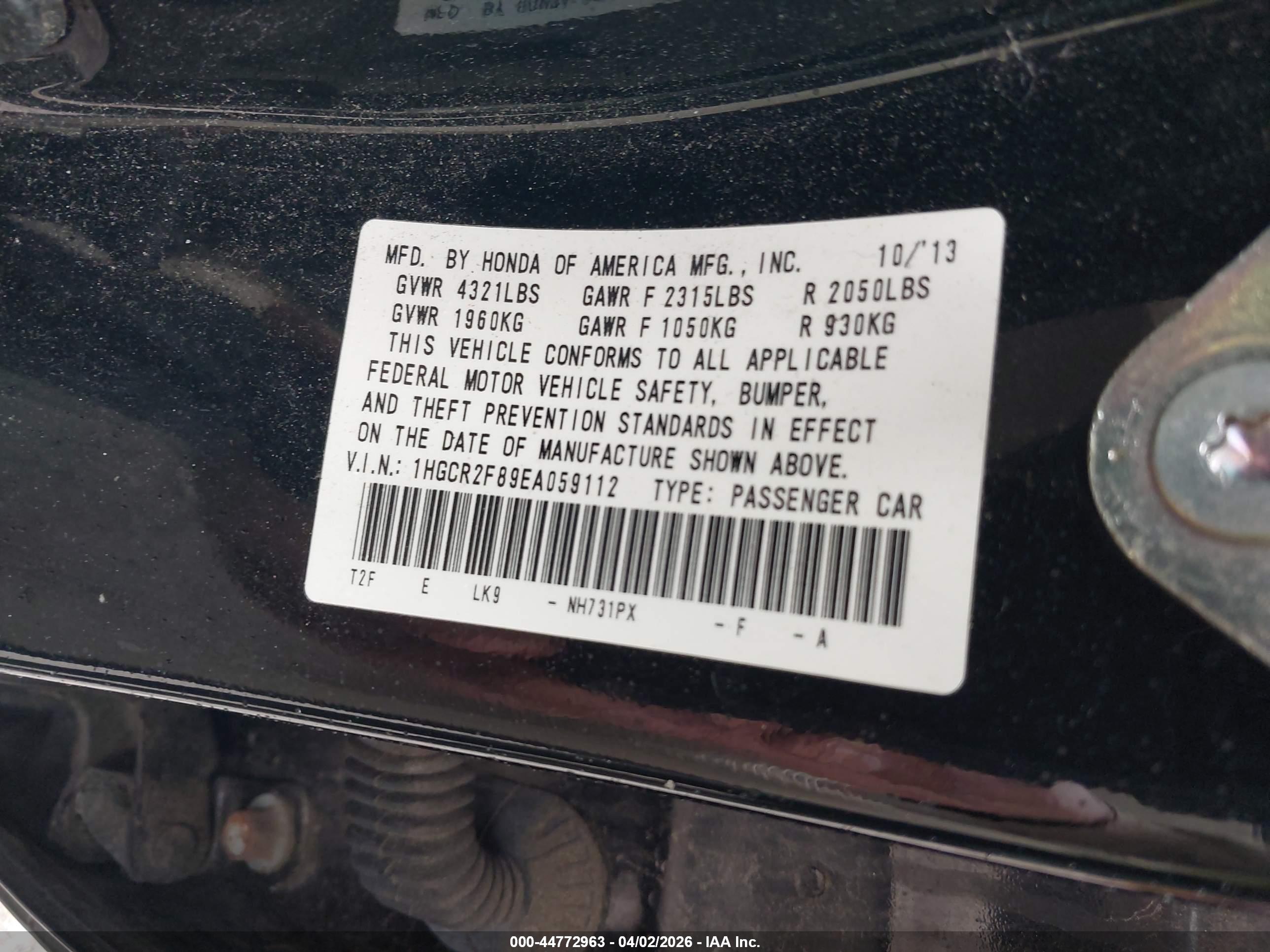 HONDA ACCORD image 9