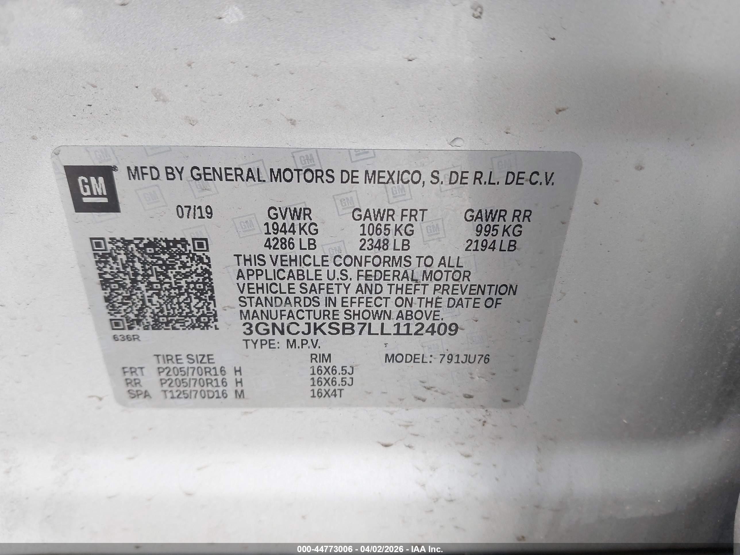CHEVROLET TRAX image 9