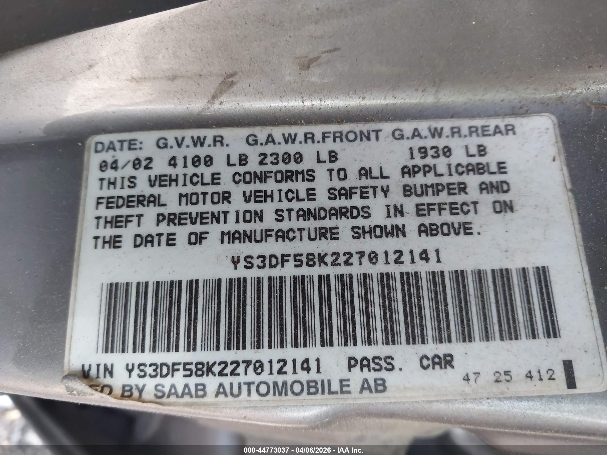 SAAB 9-3 image 9