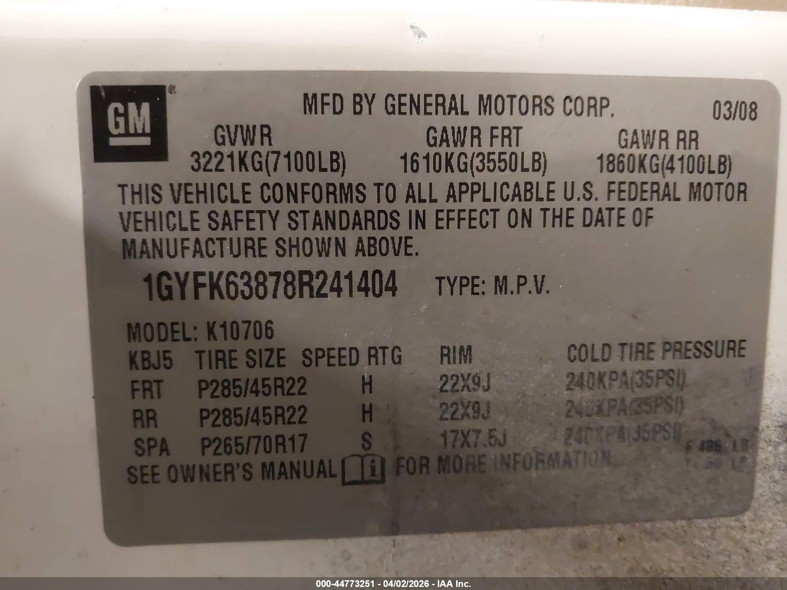 CADILLAC ESCALADE image 9