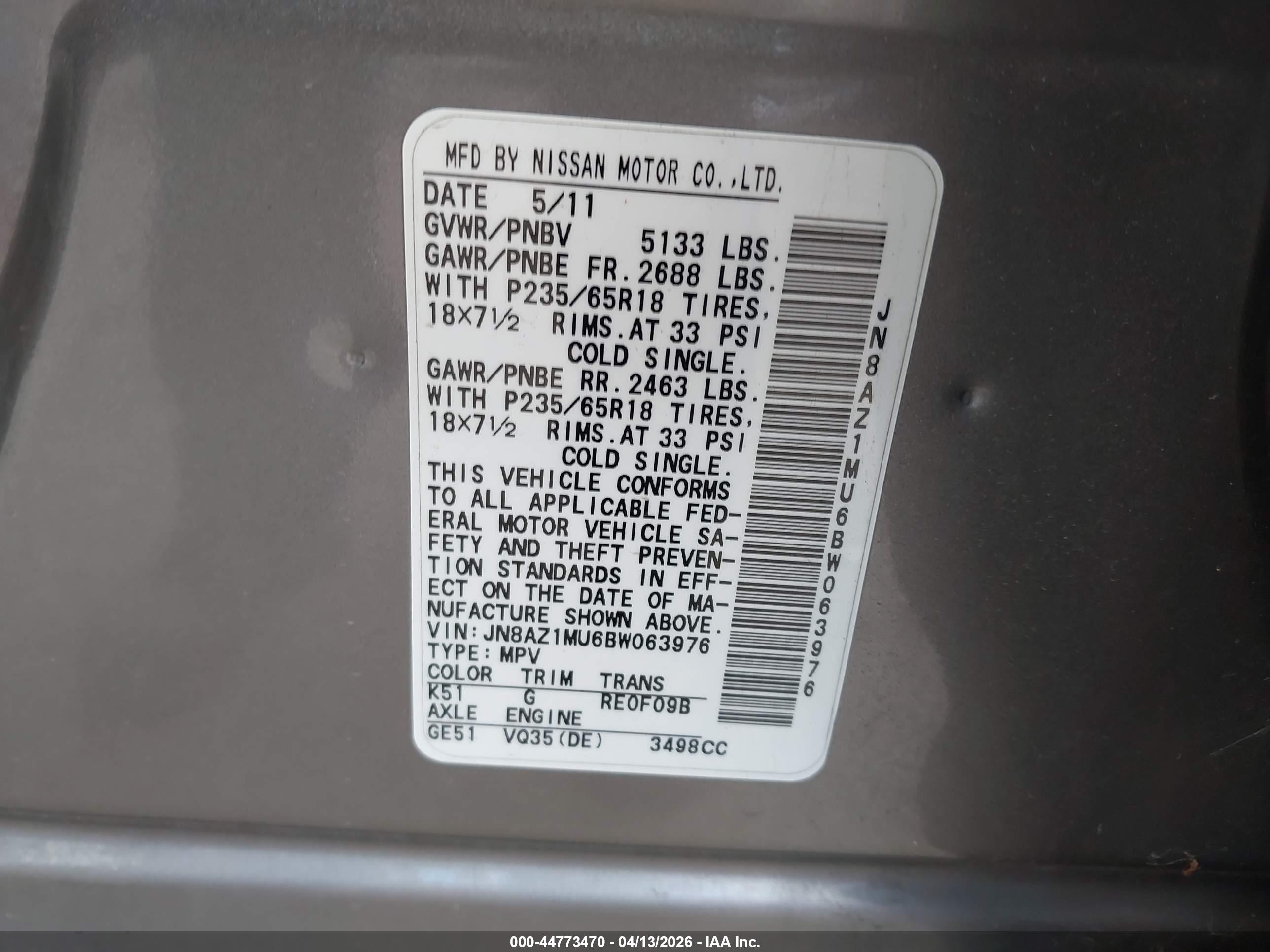 NISSAN MURANO image 9