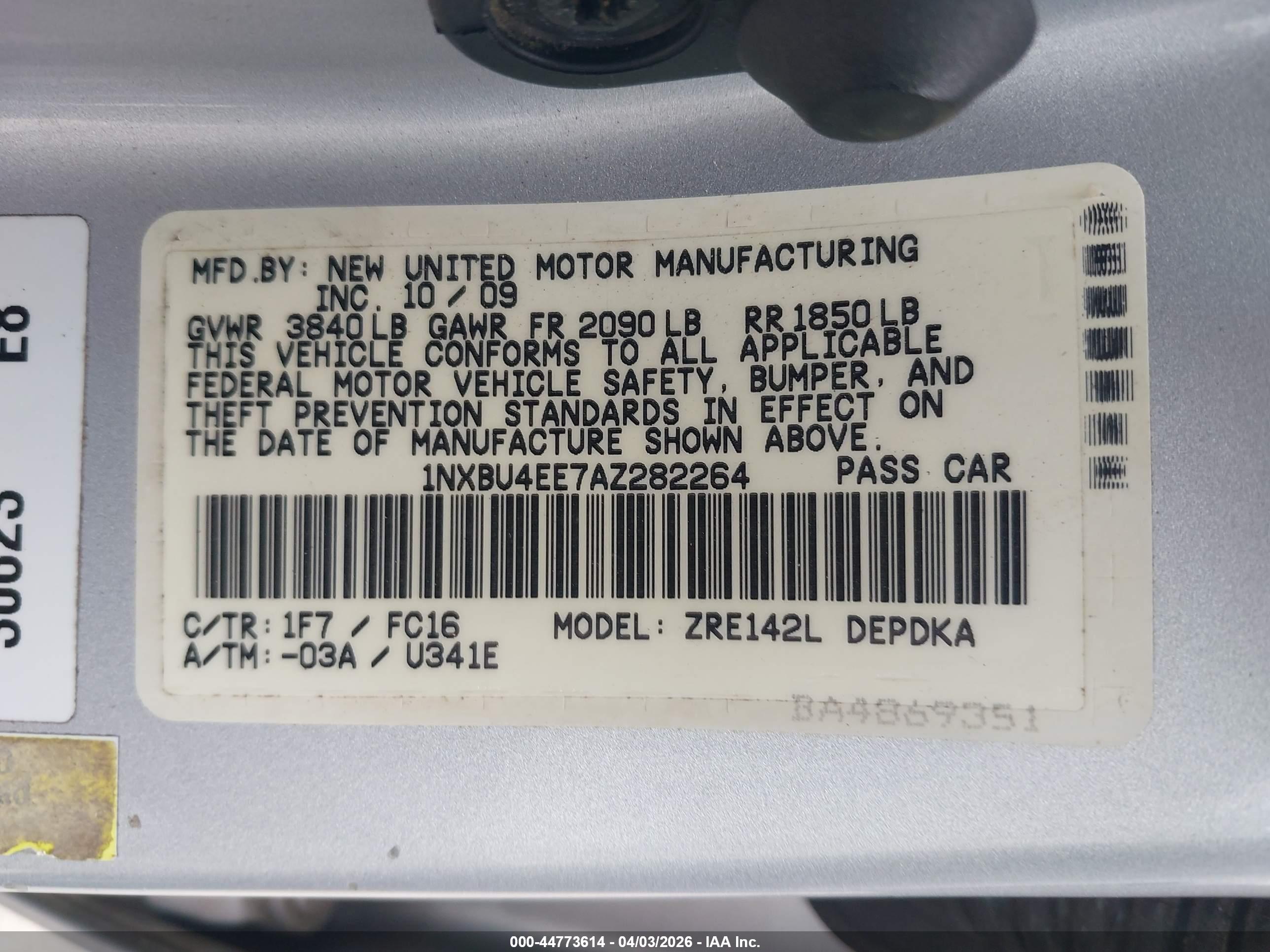 TOYOTA COROLLA image 9