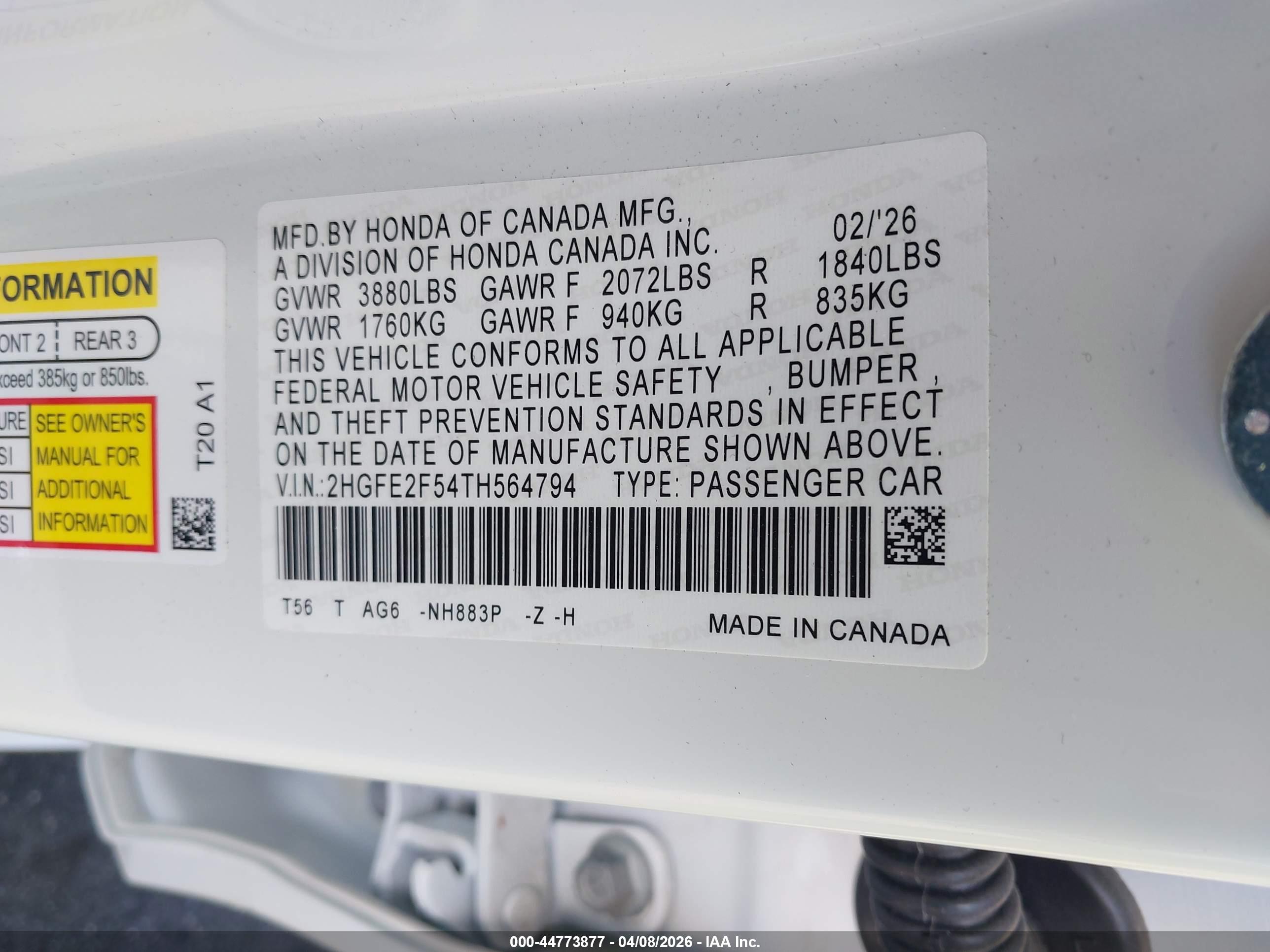HONDA CIVIC image 9