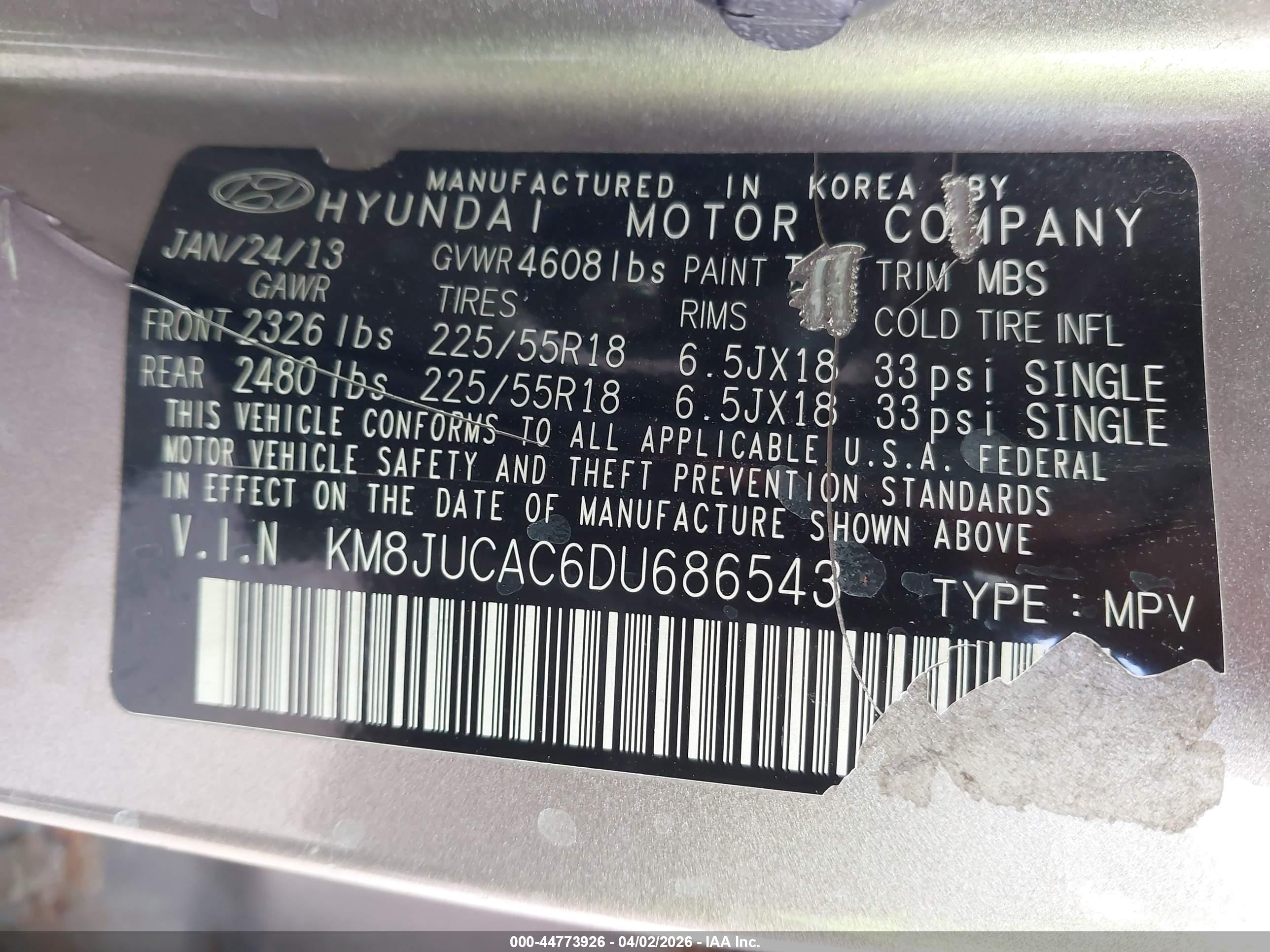 HYUNDAI TUCSON image 9