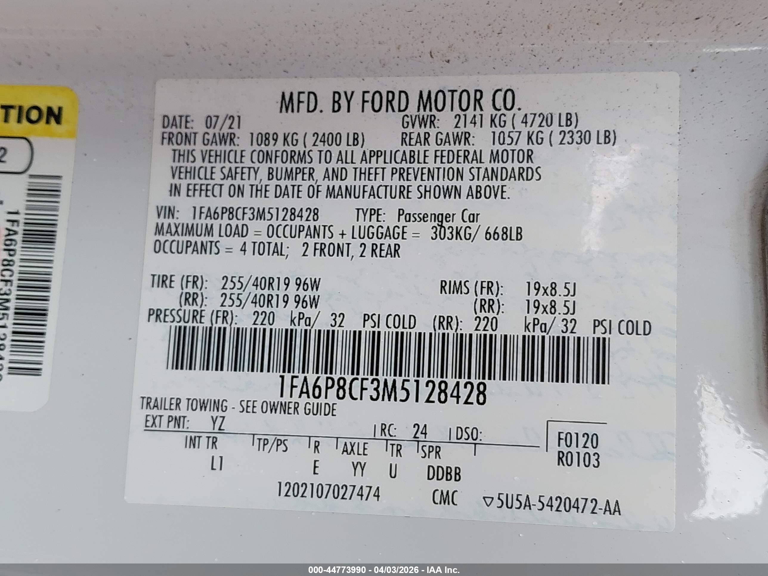 FORD MUSTANG image 9