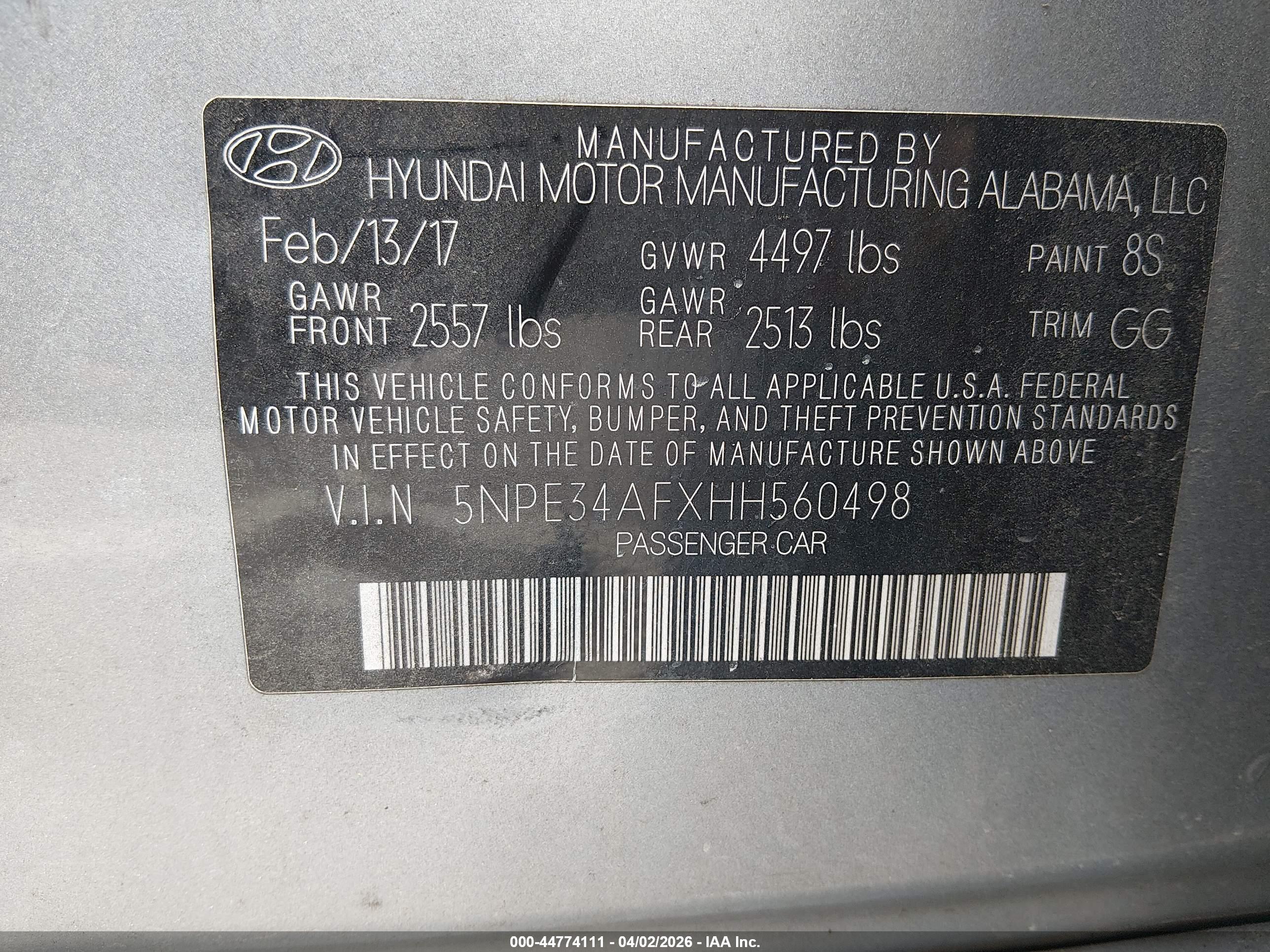 HYUNDAI SONATA image 9