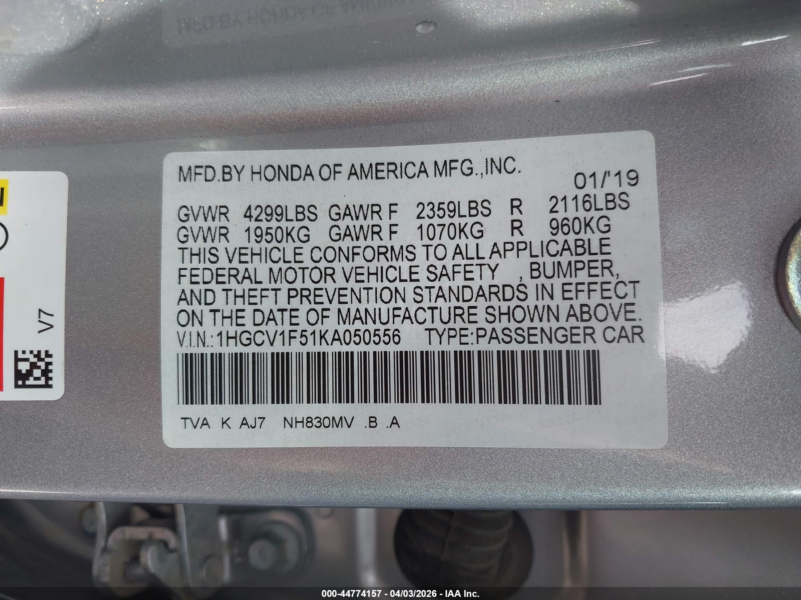 HONDA ACCORD image 9