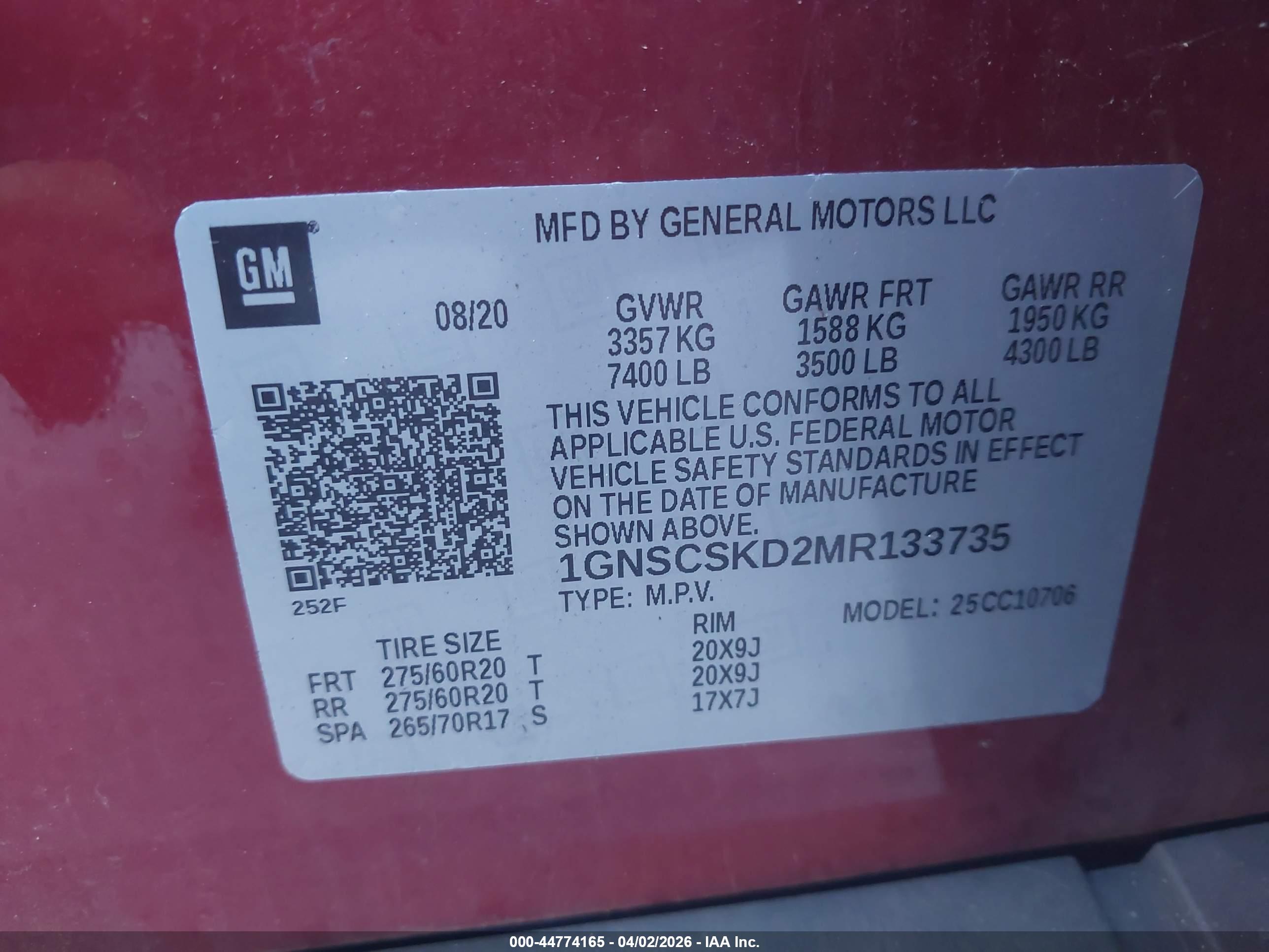 CHEVROLET TAHOE image 9