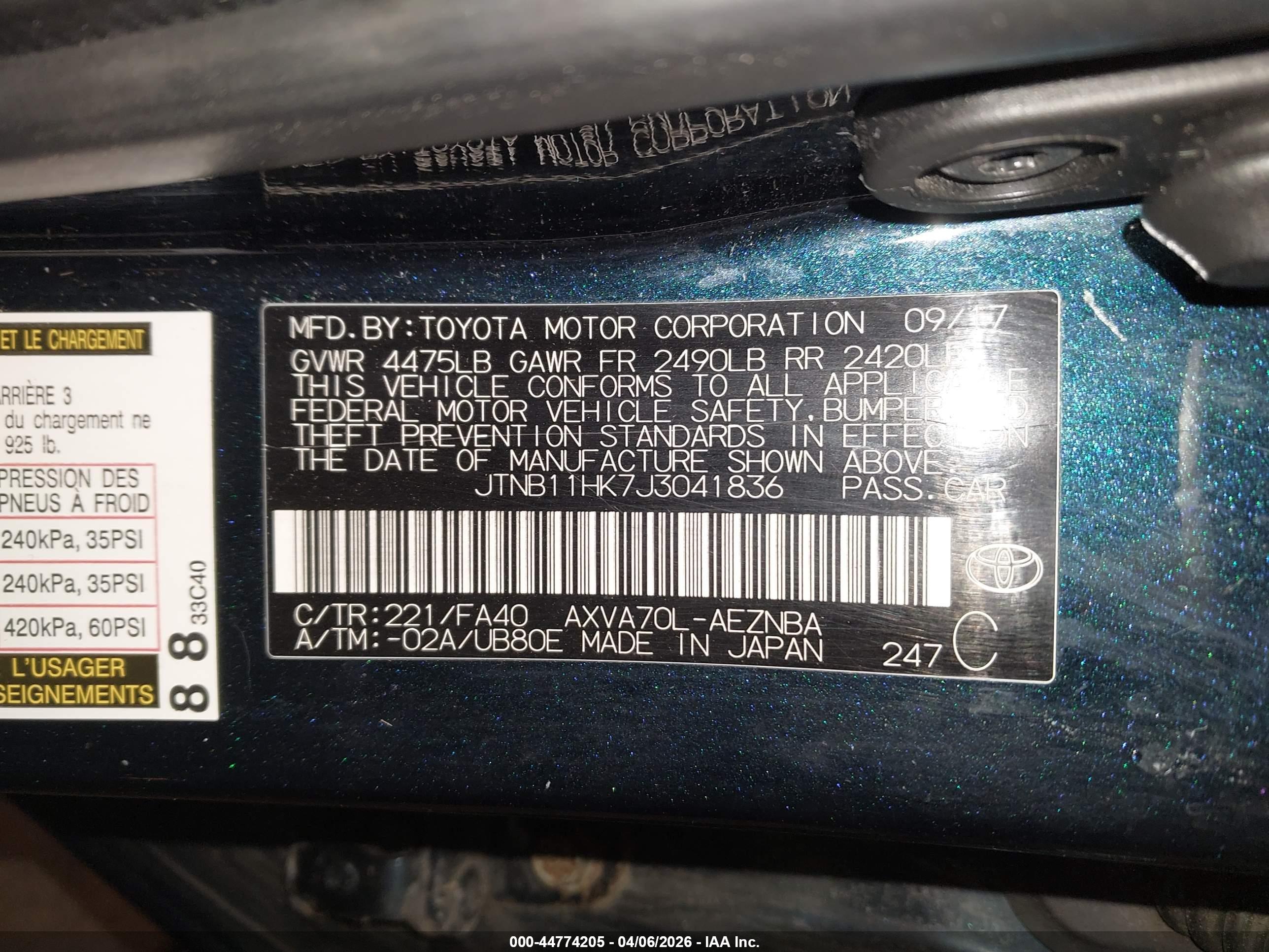 TOYOTA CAMRY image 9