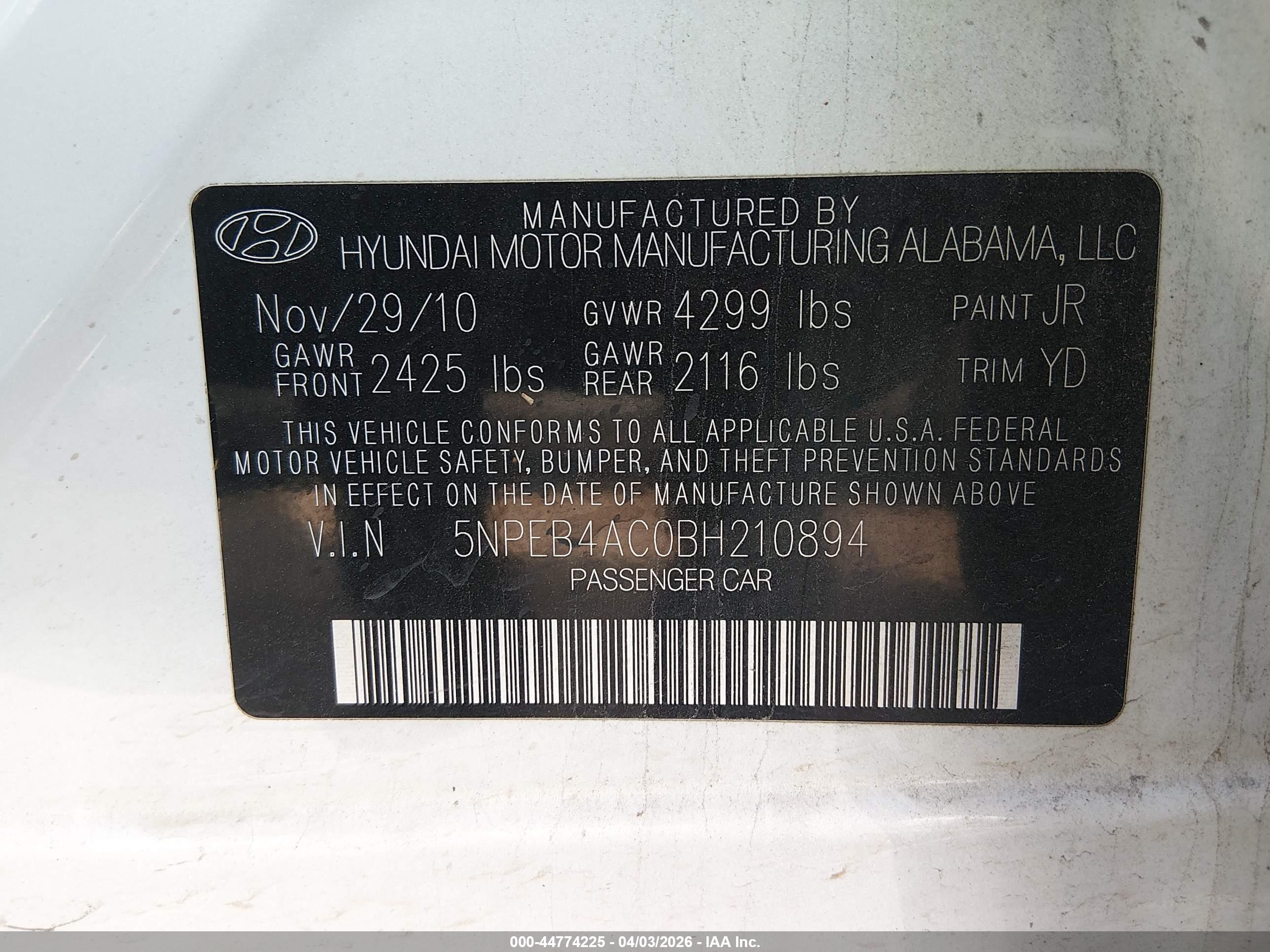 HYUNDAI SONATA image 9