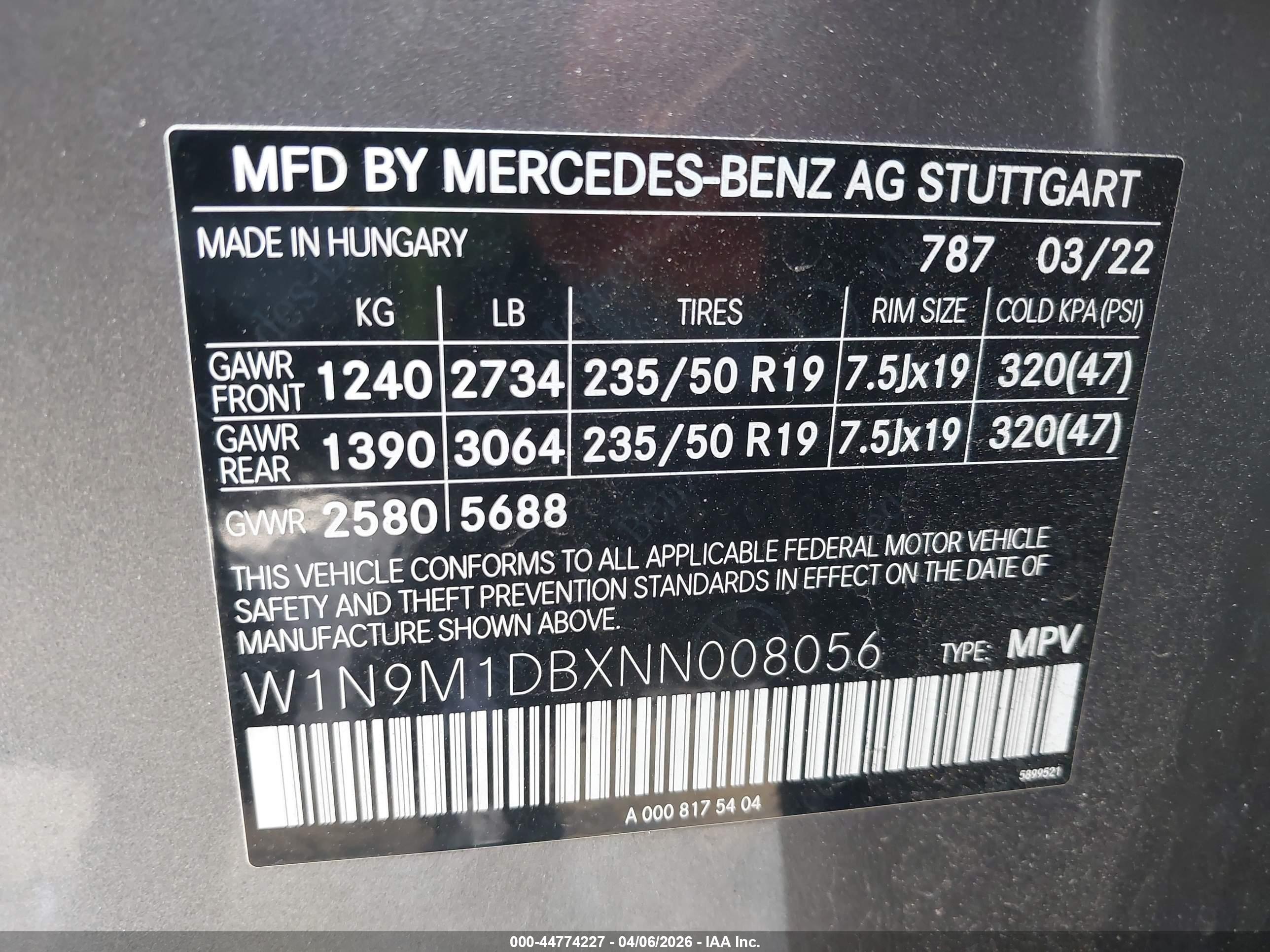 MERCEDES-BENZ EQB image 9