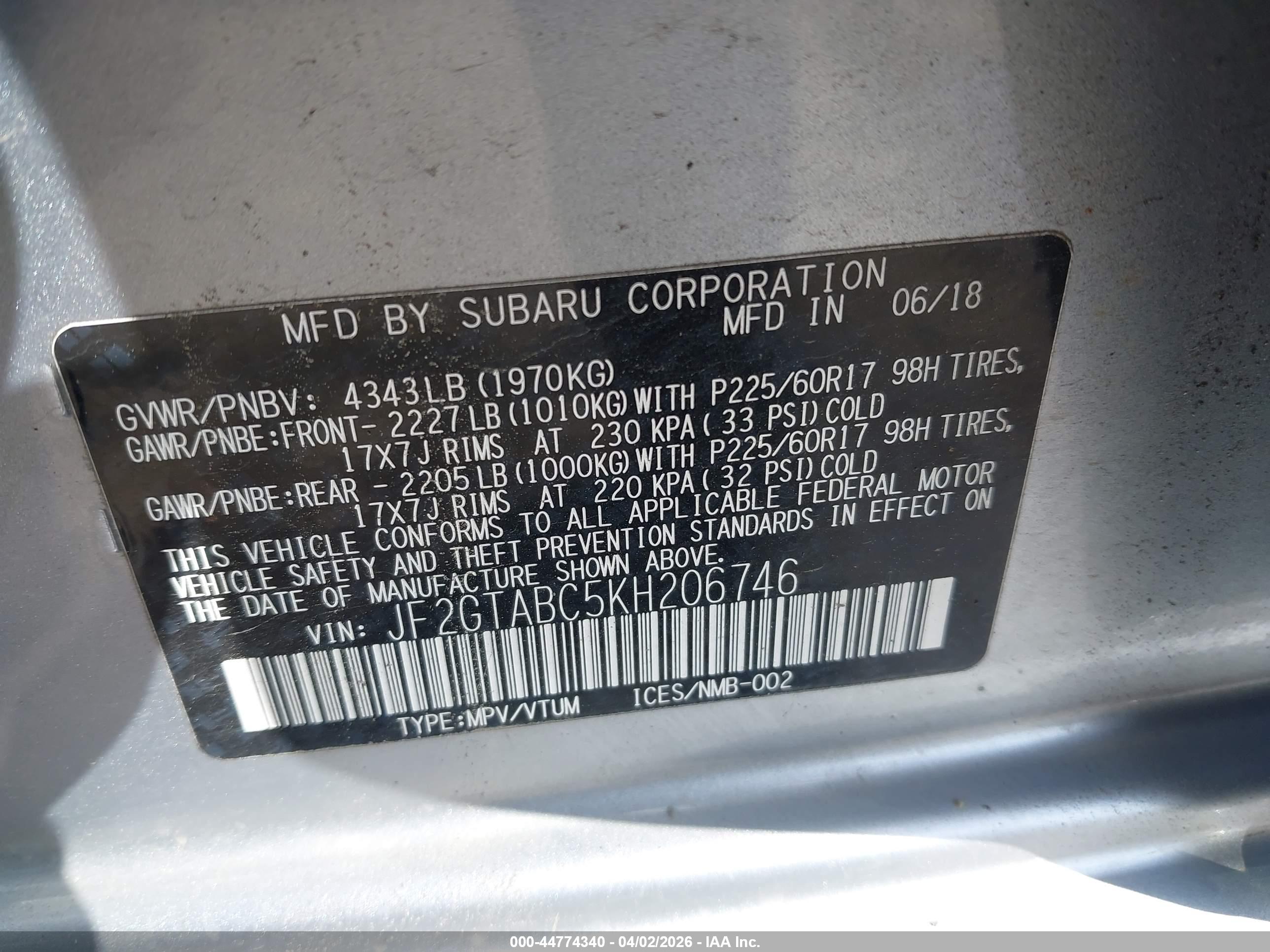 SUBARU CROSSTREK image 9