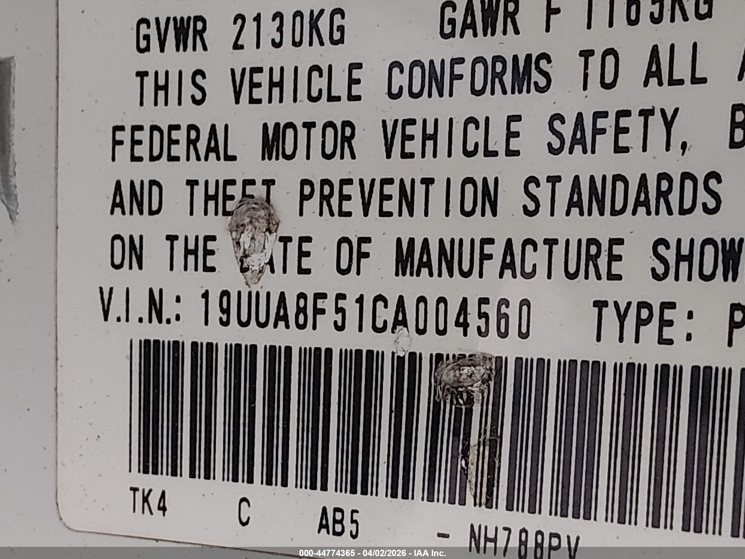 ACURA TL image 9