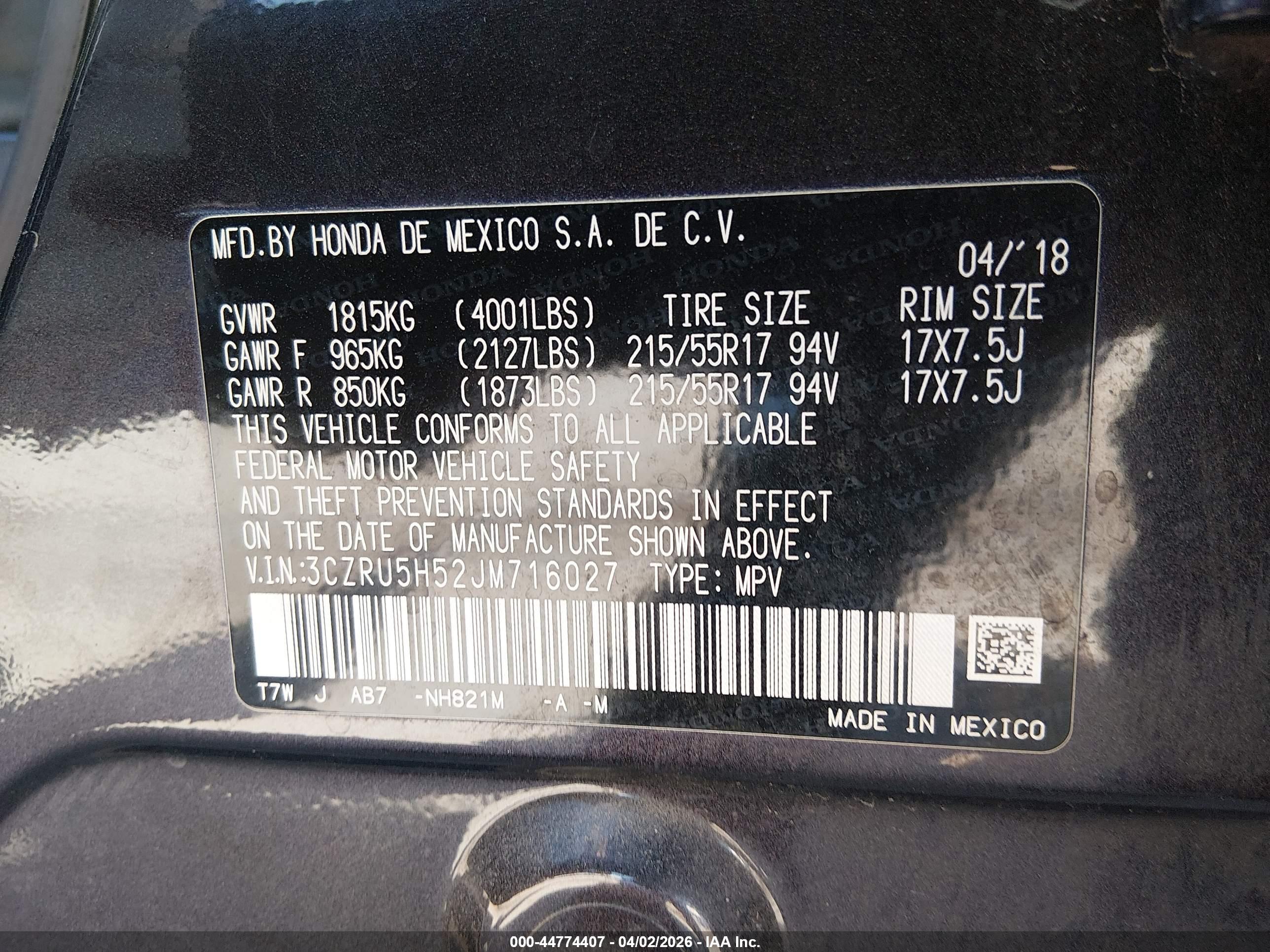 HONDA HR-V image 9