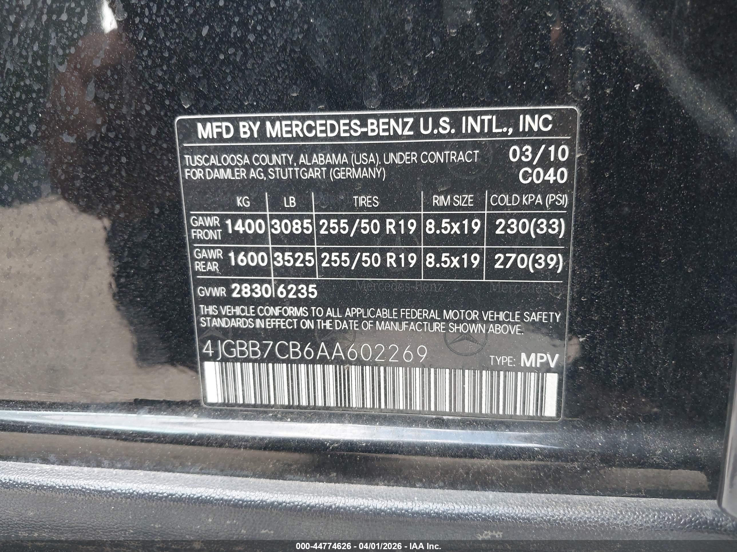 MERCEDES-BENZ ML image 9