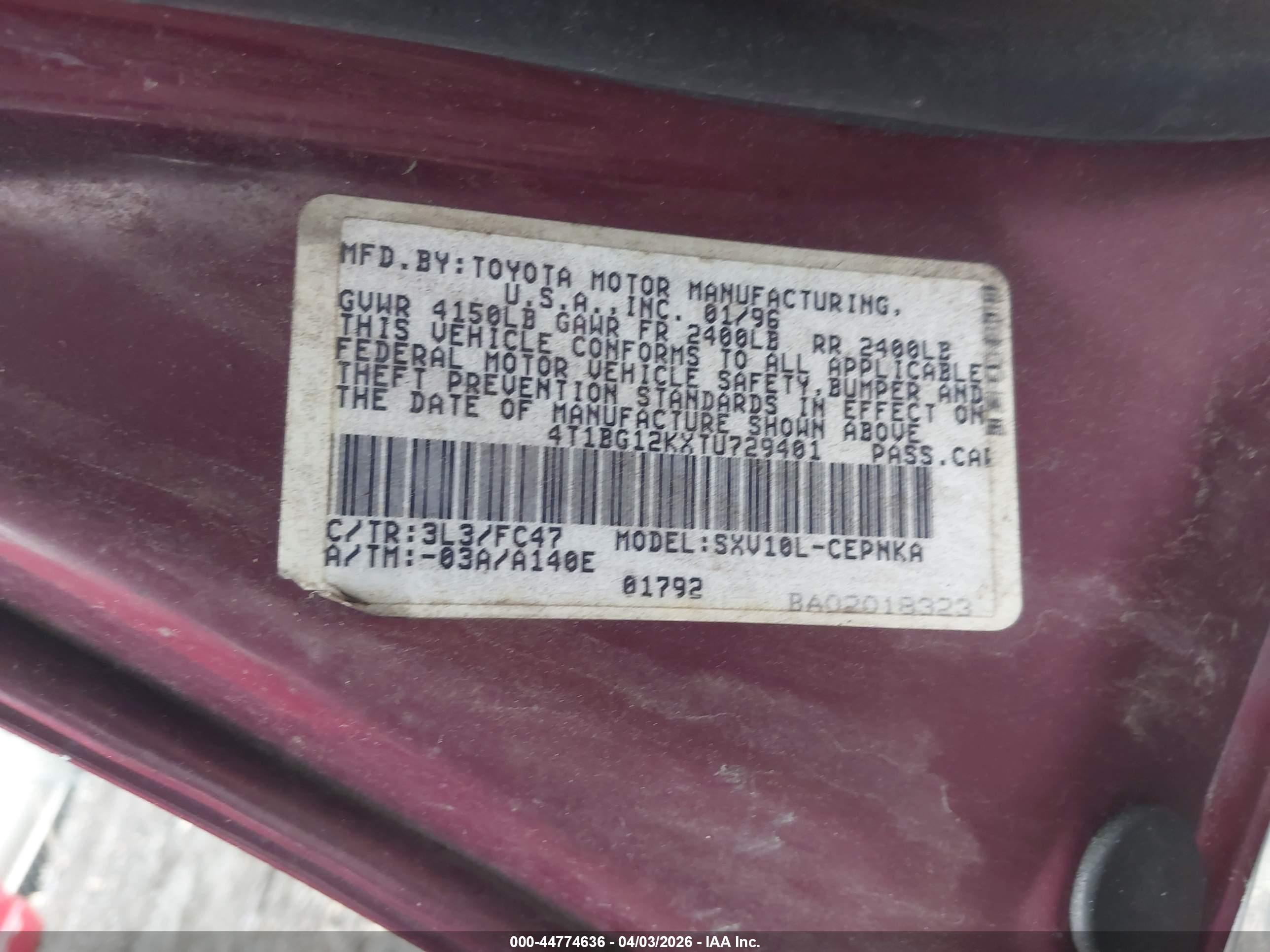 TOYOTA CAMRY image 9