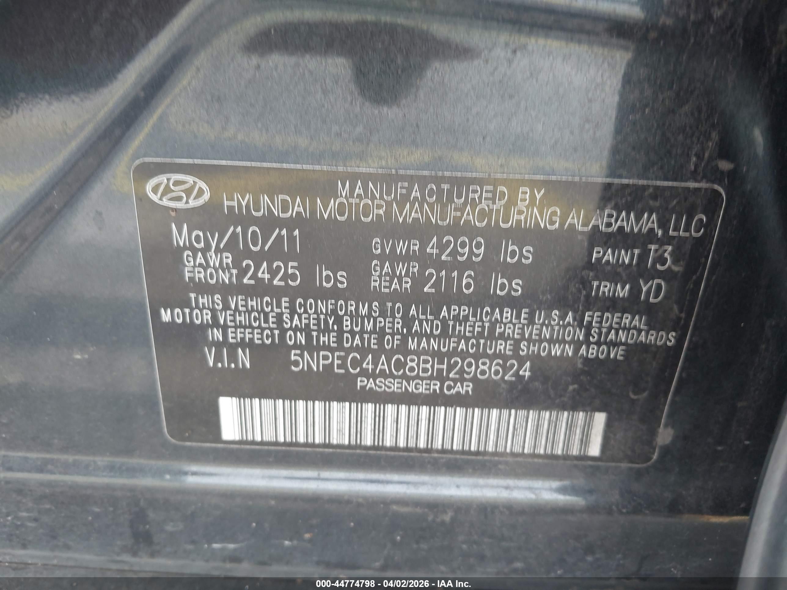 HYUNDAI SONATA image 9