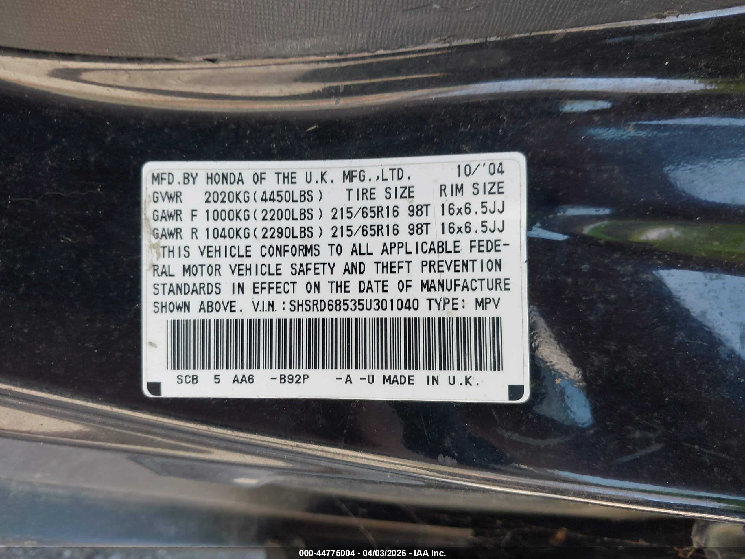 HONDA CR-V image 9