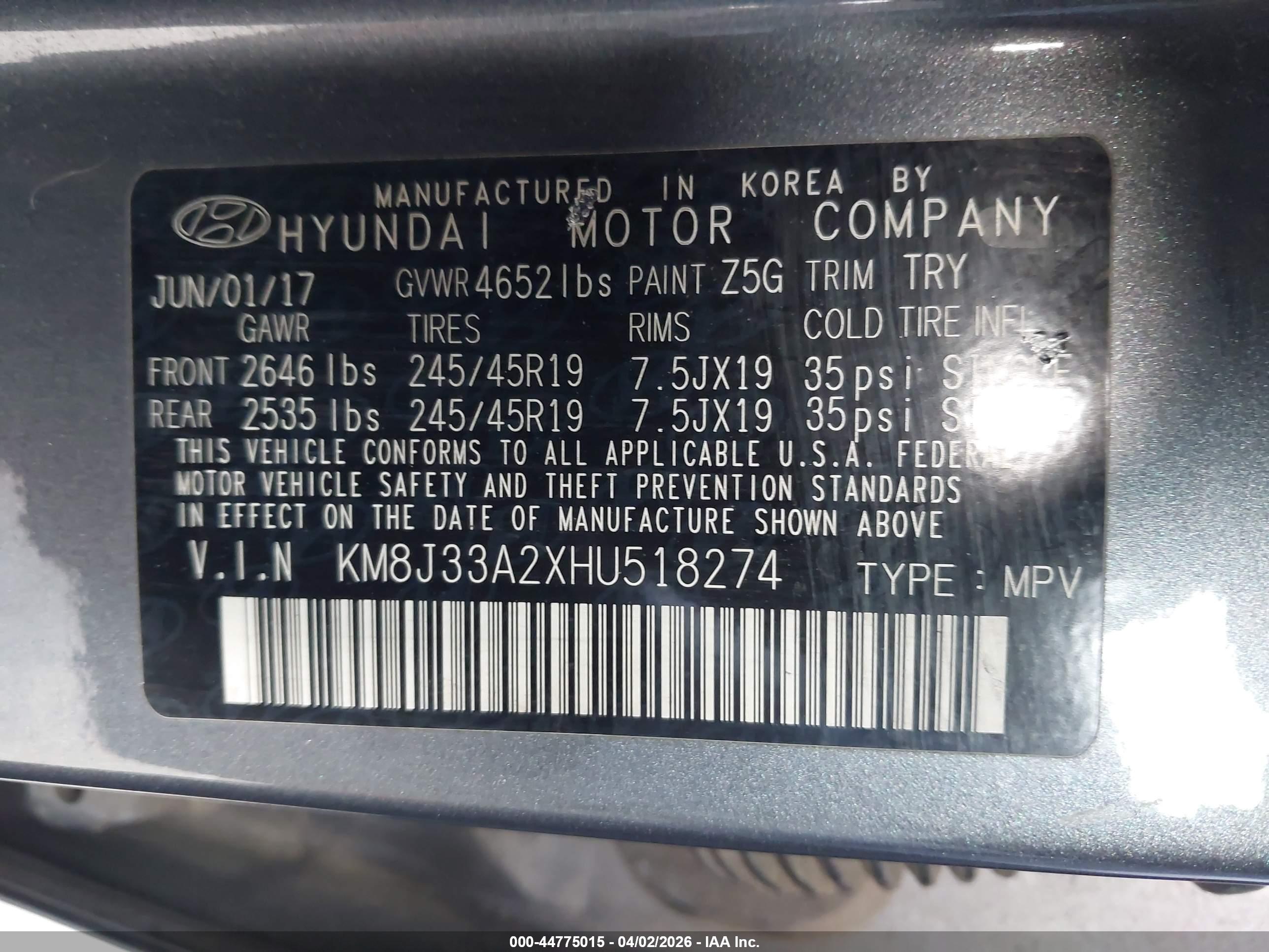 HYUNDAI TUCSON image 9